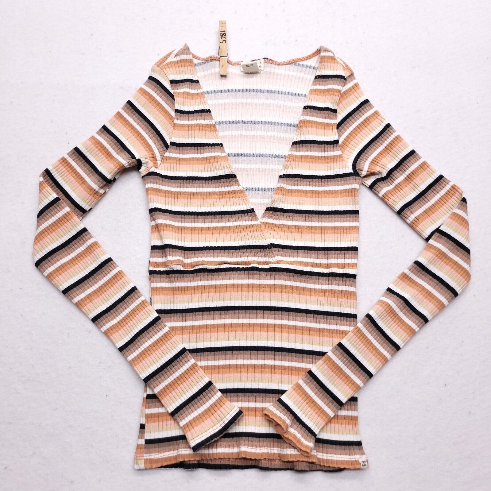 Billabong Billabong Casual Pullover Top Womens Size Medium Multi-Color Size M / US 6-8 / IT 42-44 - 2 Thumbnail