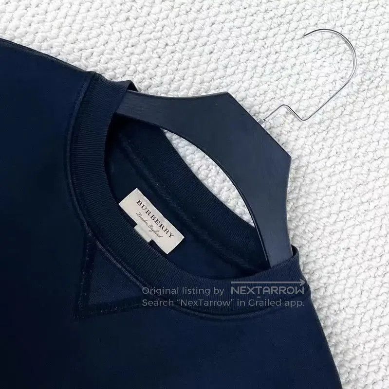 Burberry Burberry Black Cotton Check Sweatshirt for Men. Size US M / EU 48-50 / 2 - 3 Thumbnail