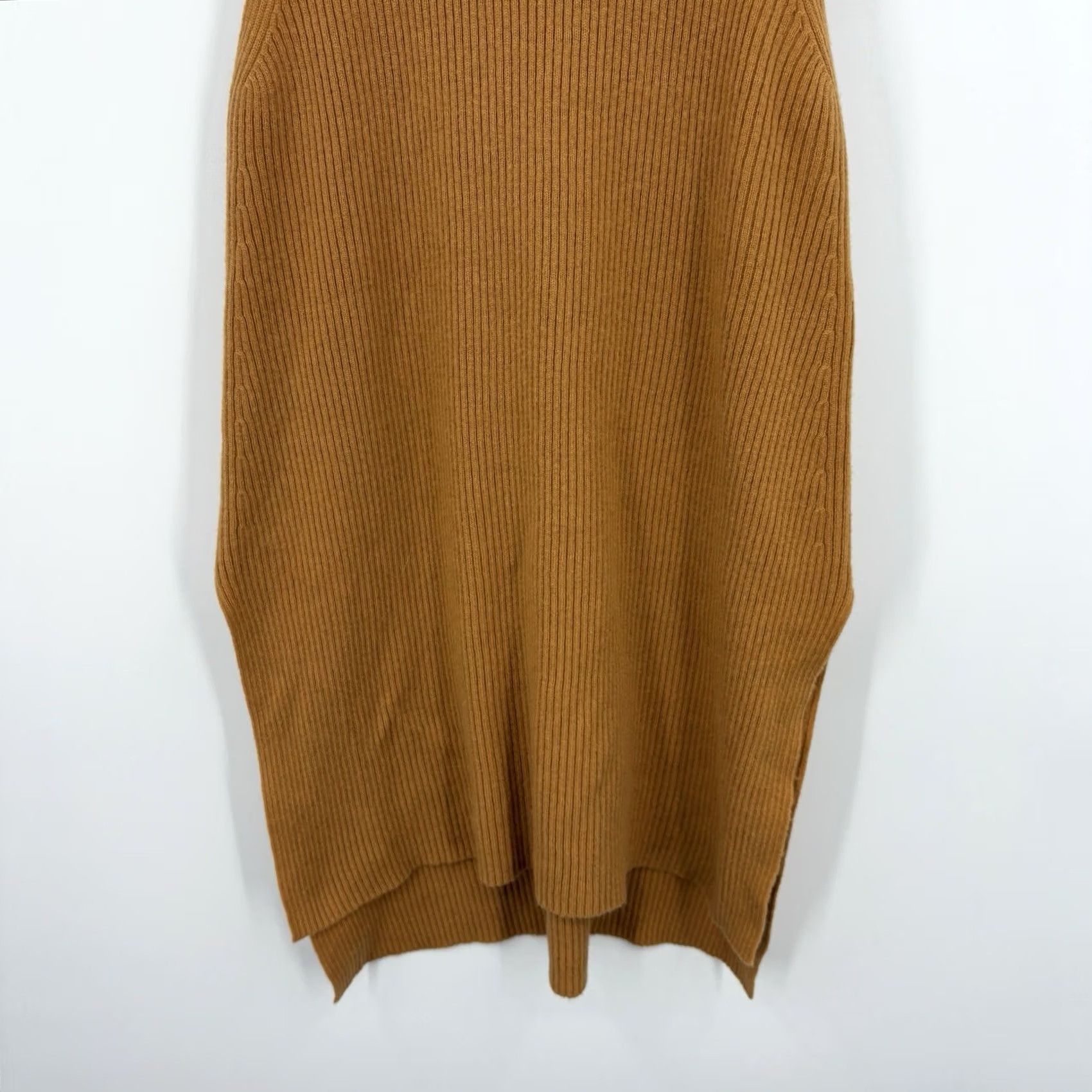 Cult Gaia Cult Gaia Sweater XS Cashmere Wool Capsule Luxury Soft Parisian Turtleneck Womens XS Orange Pullover Knit Long Sleeve Casual Business Travel Classic Size XS / US 0-2 / IT 36-38 - 3 Thumbnail