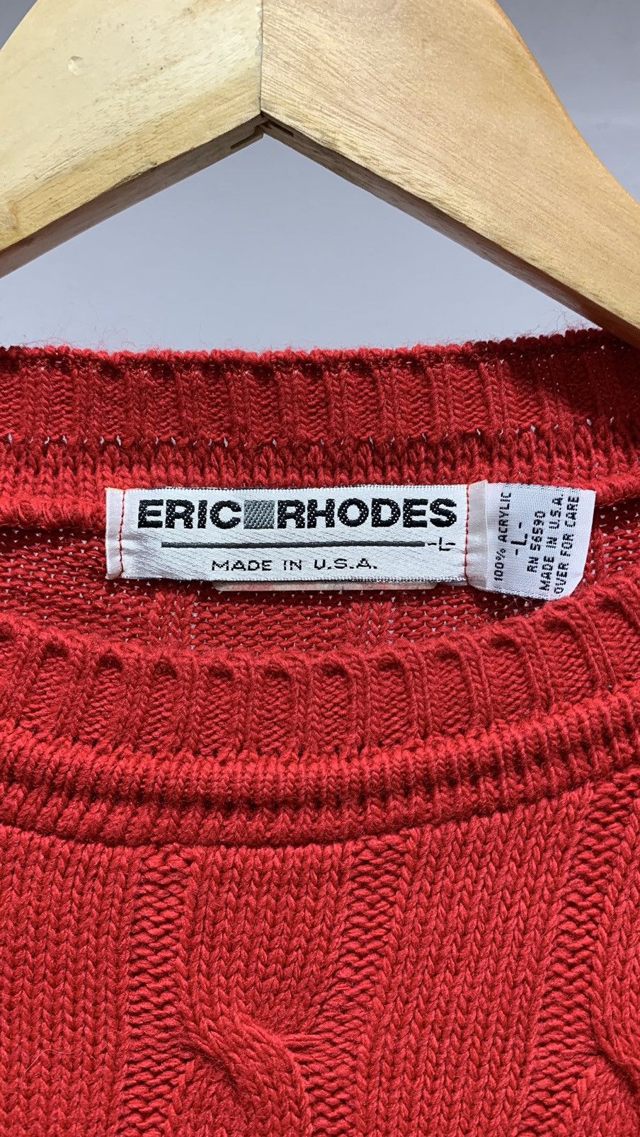 Homespun Knitwear Acne Studios Inspired Knit Sweater Cable Size US L / EU 52-54 / 3 - 3 Thumbnail