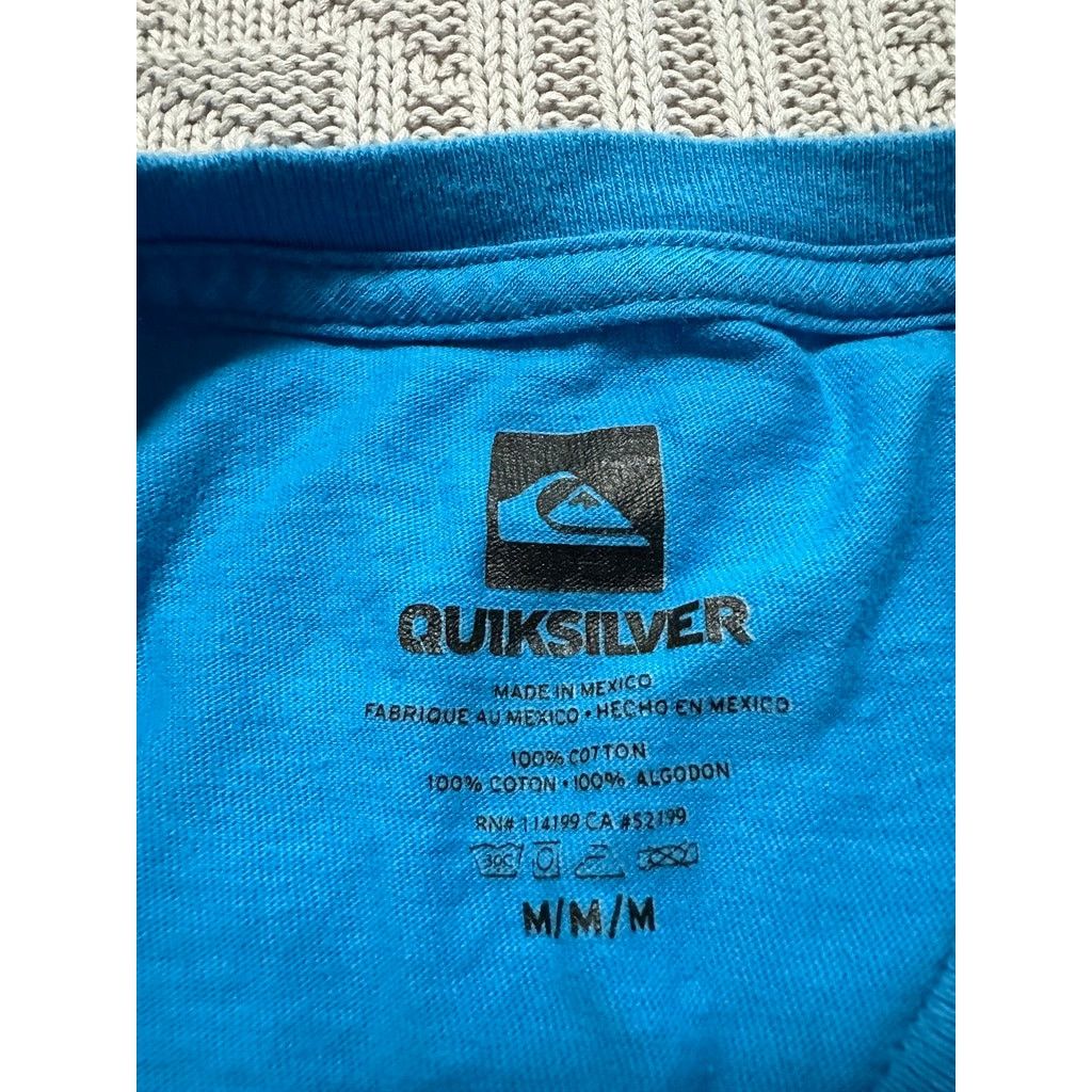 Quiksilver Quiksilver blue graphic short sleeve tee size M Size US M / EU 48-50 / 2 - 4 Thumbnail
