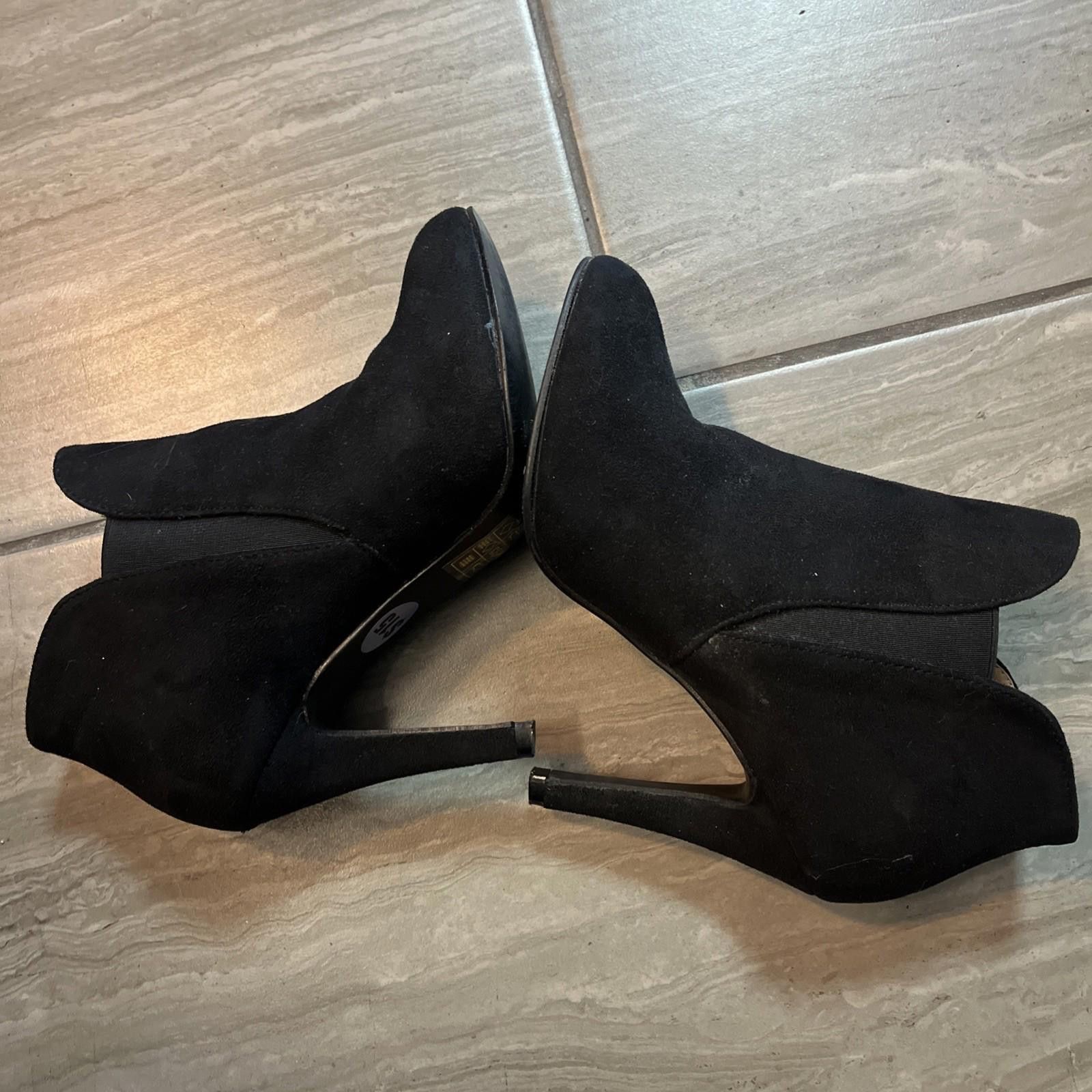 Billabong Ankle Boot Bella Marie Kendall 7.5 Suede Black Pumps Booties Size US 7.5 / IT 37.5 - 5 Thumbnail