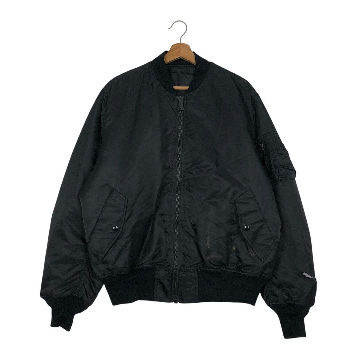 Alpha Industries 🔥VINTAGE MA1 BOMBER JACKET ALPHA INDUSTRIES Size US L / EU 52-54 / 3 - 15 Thumbnail