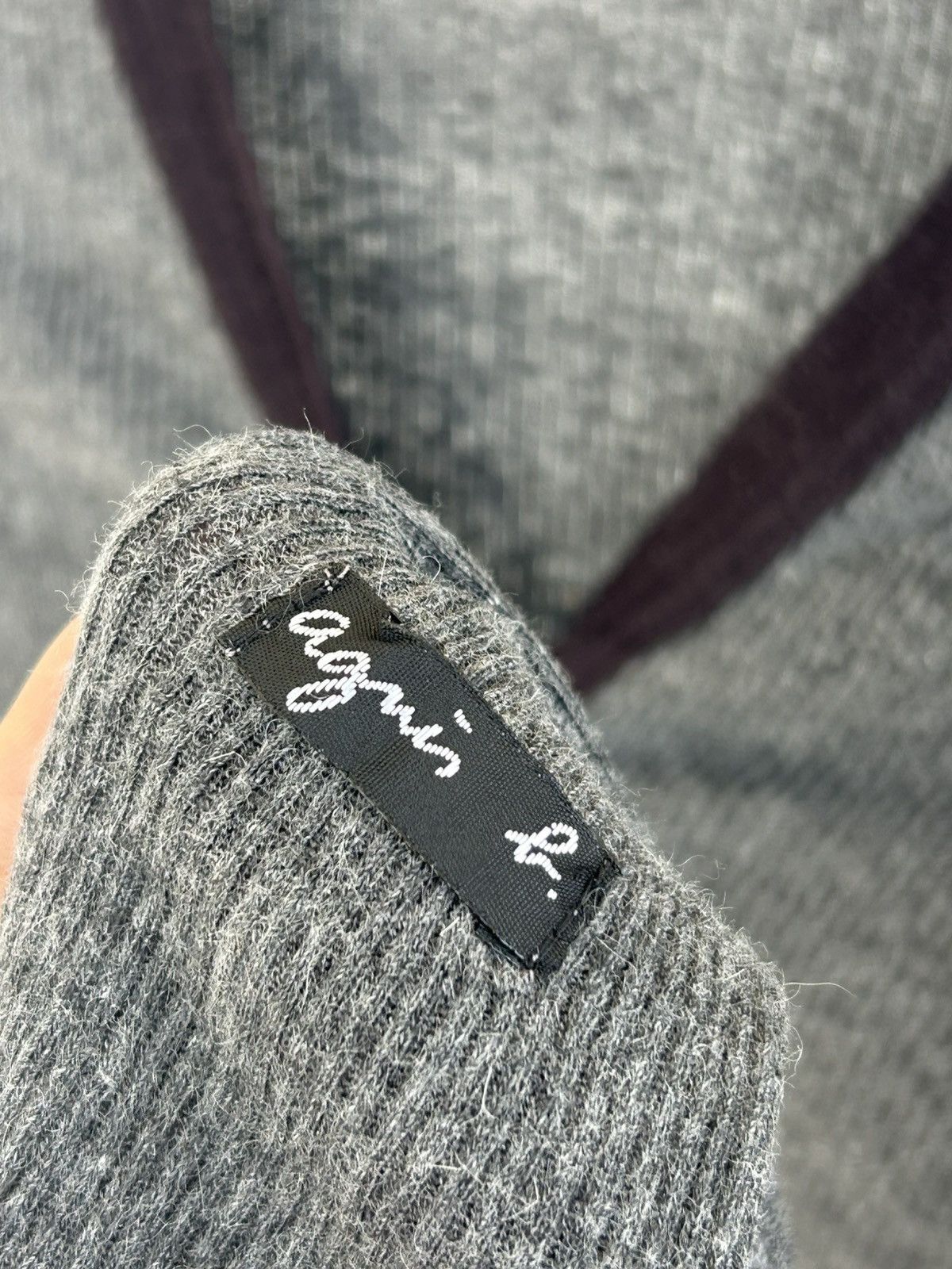 agnes b. Agnes B Cardigan Vintage Gray Size S / US 4 / IT 40 - 6 Thumbnail