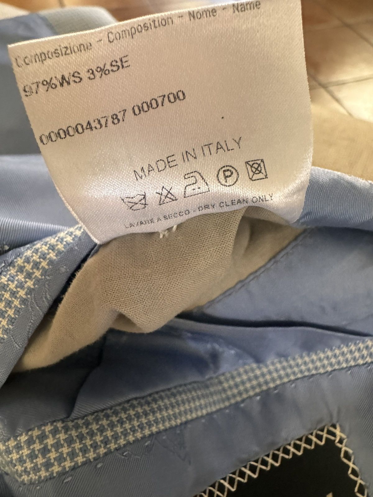 Brioni Mini Check Cashmere & Silk Jacket Size 42R - 10 Thumbnail