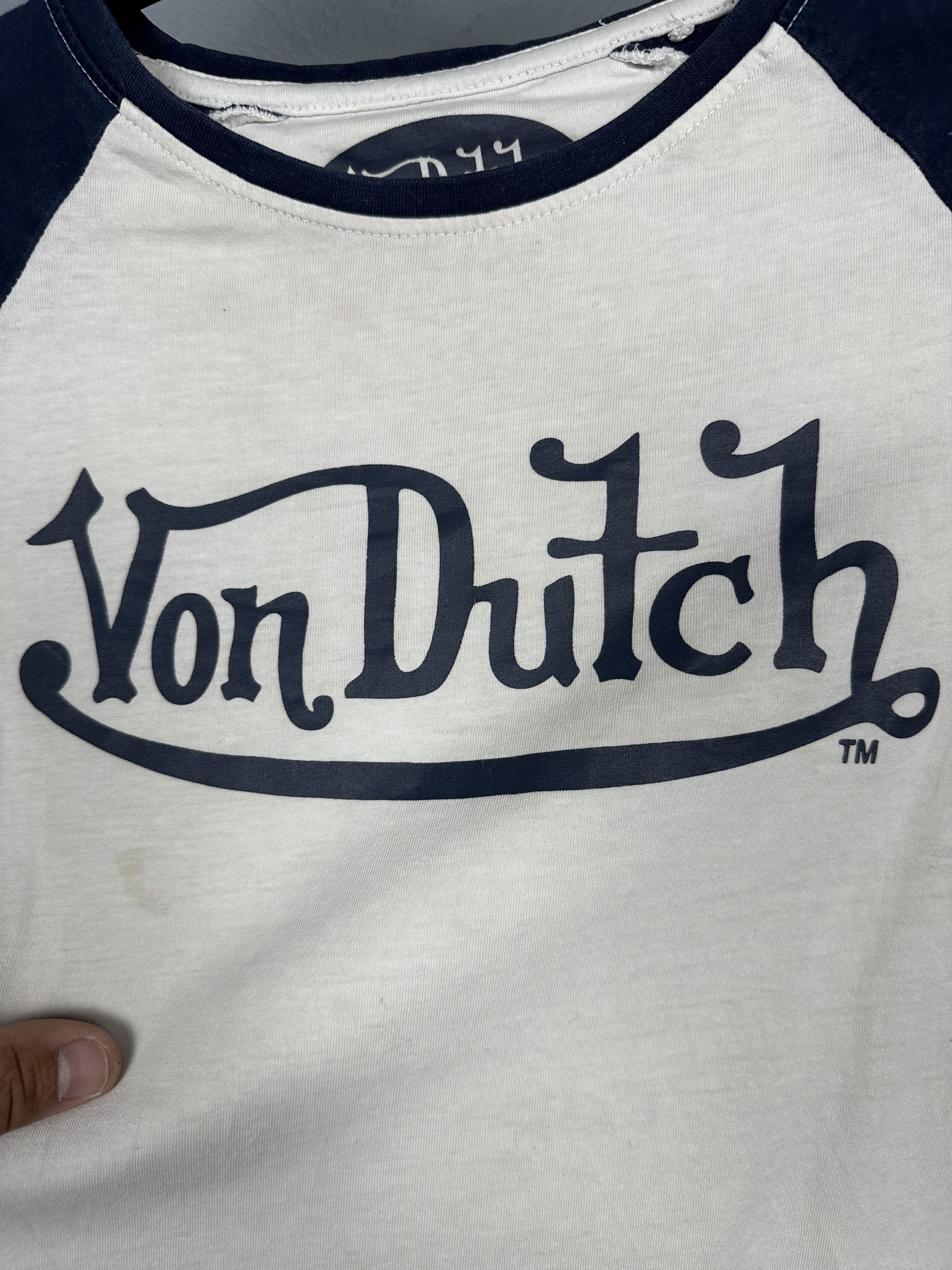 Vintage Von Dutch Vintage Mens T-Shirt Tee Big Logo Y2K Size US L / EU 52-54 / 3 - 2 Thumbnail