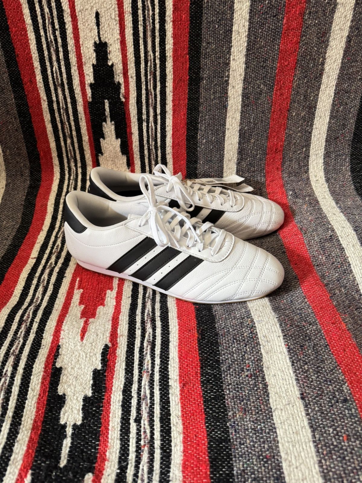 Adidas Adidas Taekwondo White Leather Low Japanese y2k Sneakers Size US 9.5 / EU 42-43 - 6 Thumbnail