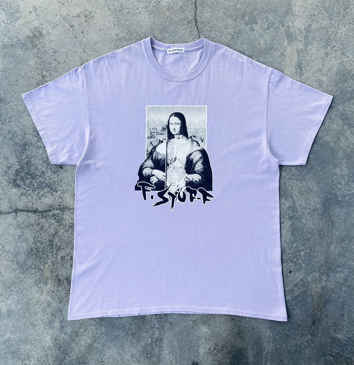 Flagstuff Vintage Y2k Flagstuff Kandor Mona lisa Anatomy Tees Size US XL / EU 56 / 4 - 1 Thumbnail
