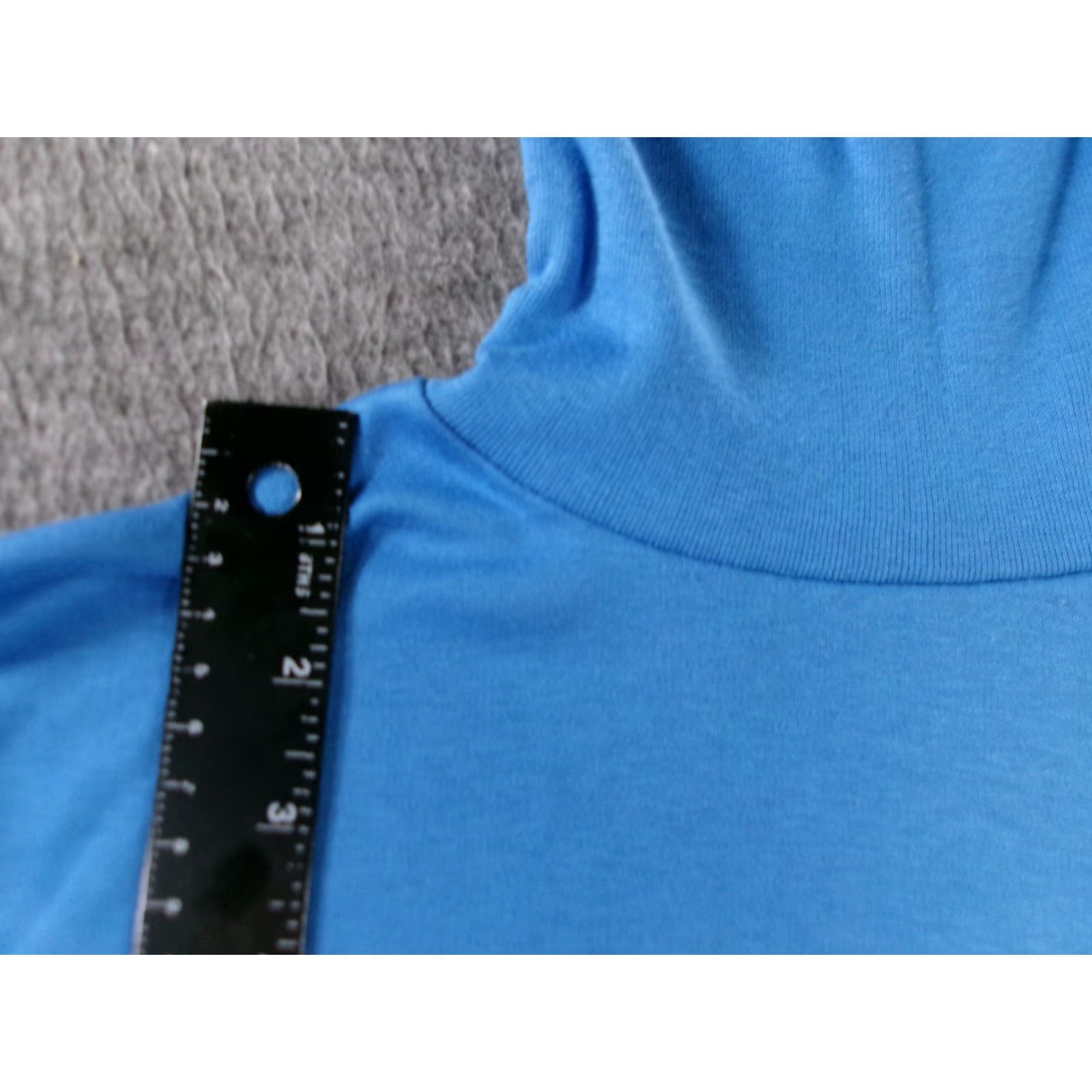 Vintage VINTAGE Duofold Turtleneck Shirt Women Small Blue Long Sleeve Retro 70s 80s Size S / US 4 / IT 40 - 4 Thumbnail