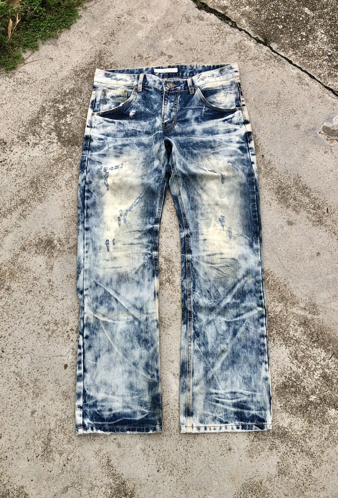Bleach BLEACH ACID WASH DPSR DENIM Size US 34 / EU 50 - 2 Thumbnail