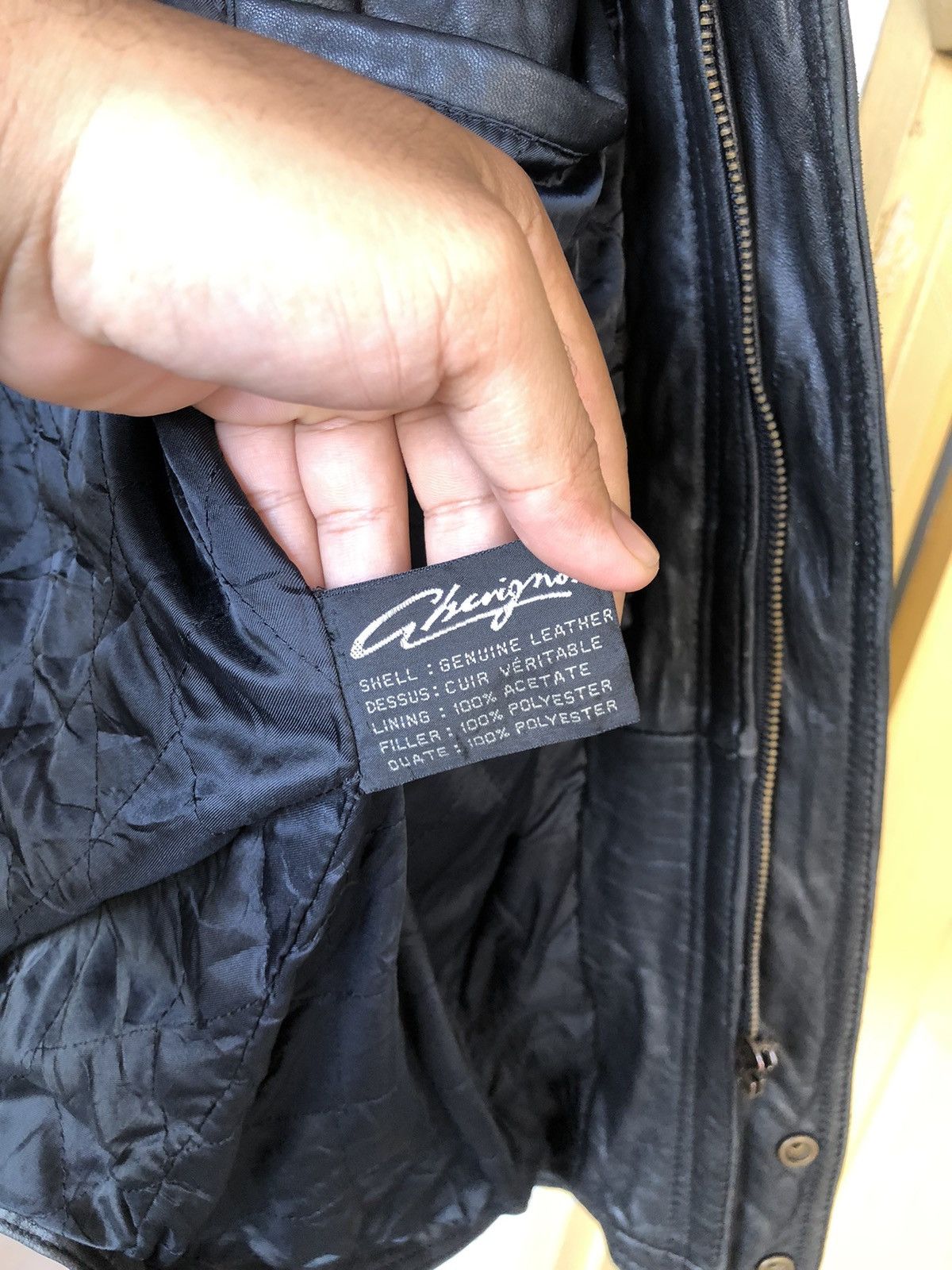 Chevignon Vintage Chevignon Leather Jacket Black Size US L / EU 52-54 / 3 - 17 Thumbnail