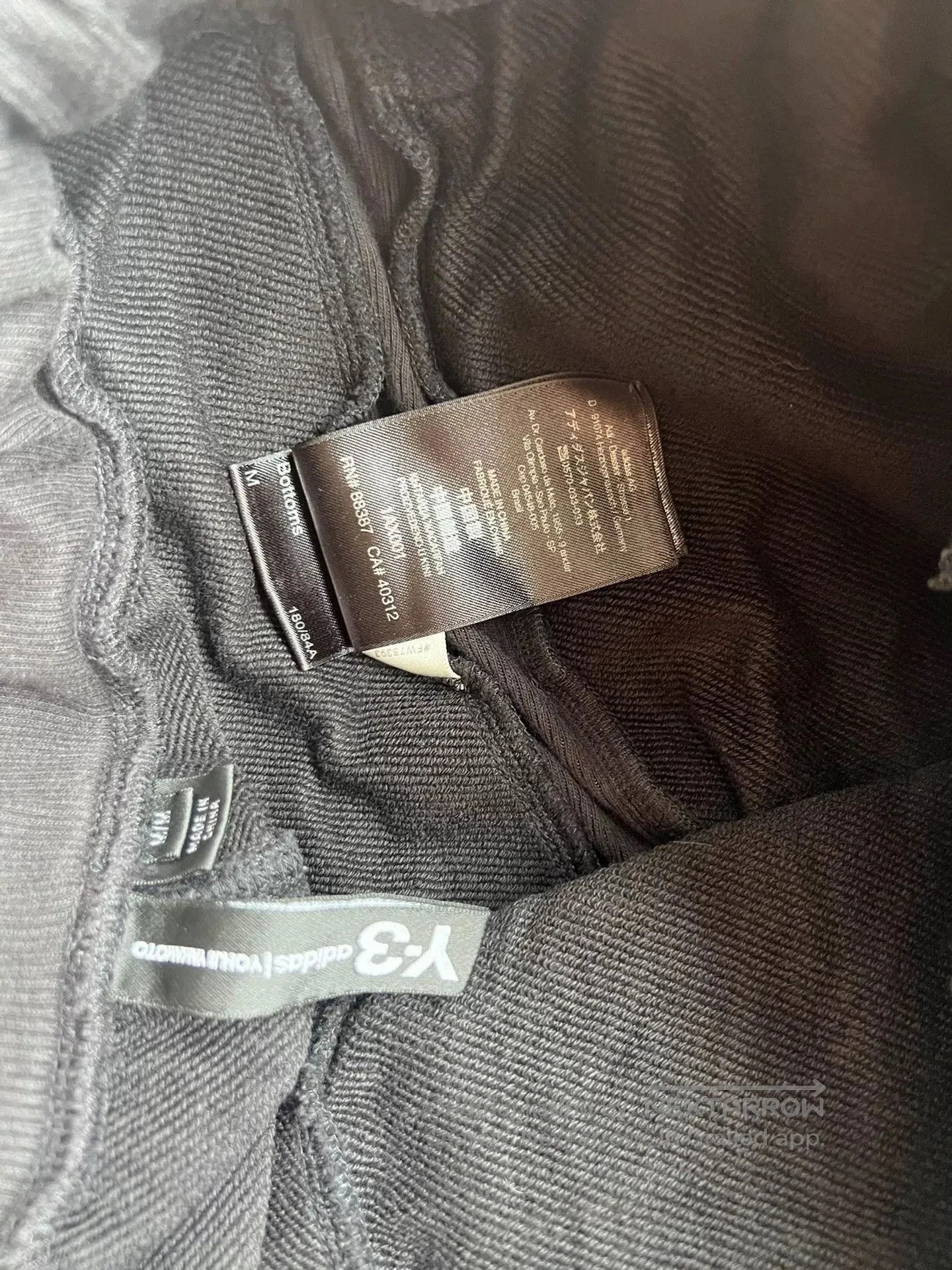 Y-3 Y-3 Black Samurai Men's Pants. Size US 30 / EU 46 - 7 Thumbnail