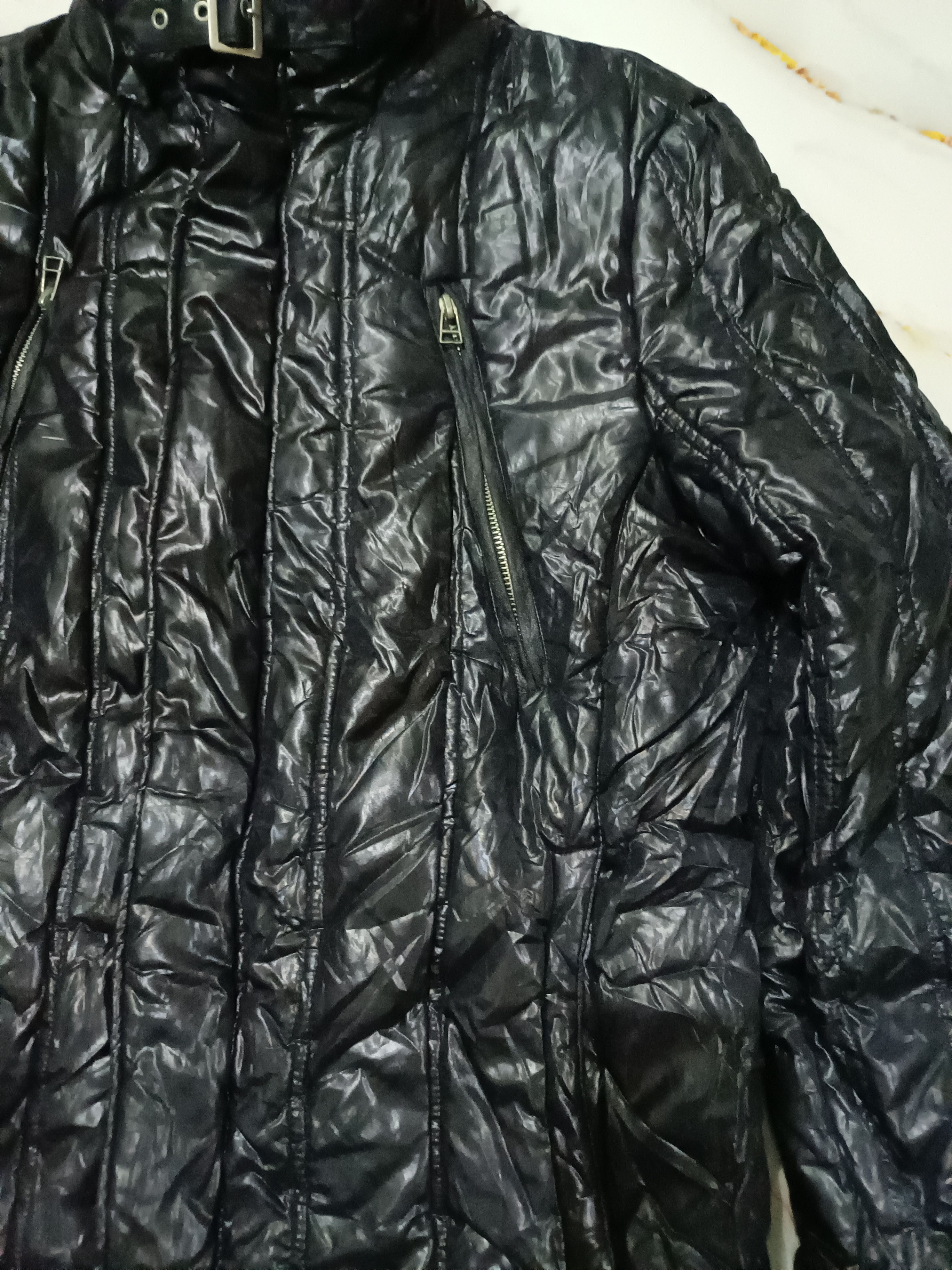 BUFFALO BOBS LOUIS CHAVLON Fur Puffer Asymmetrical Pockets Jacket Size US L / EU 52-54 / 3 - 7 Thumbnail