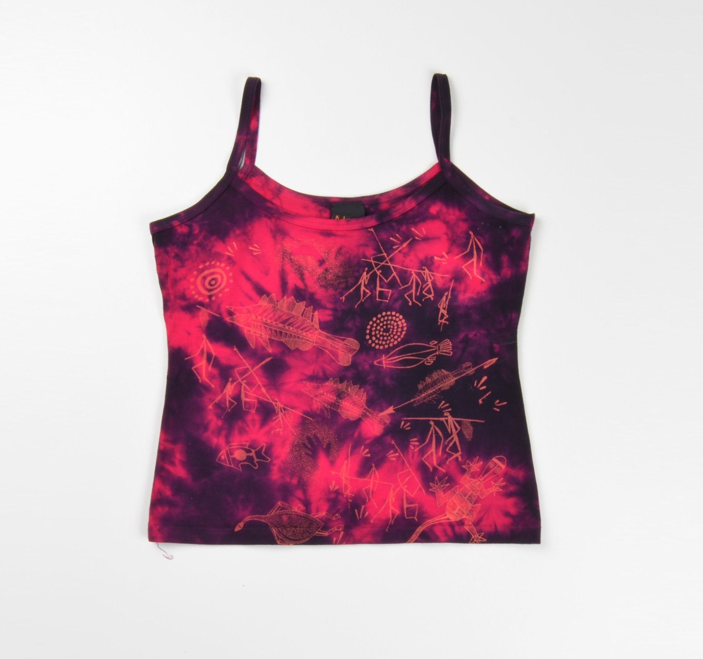 Vintage Vintage Australian Tie Dye Tribal Graphic Camisole Top Size S / US 4 / IT 40 - 3 Thumbnail