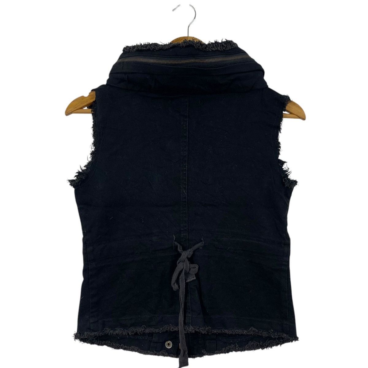 Japanese Brand INGNI Japanese Brand Punk Style Black Denim Flare Jacket Size US XS / EU 42 / 0 - 2 Thumbnail