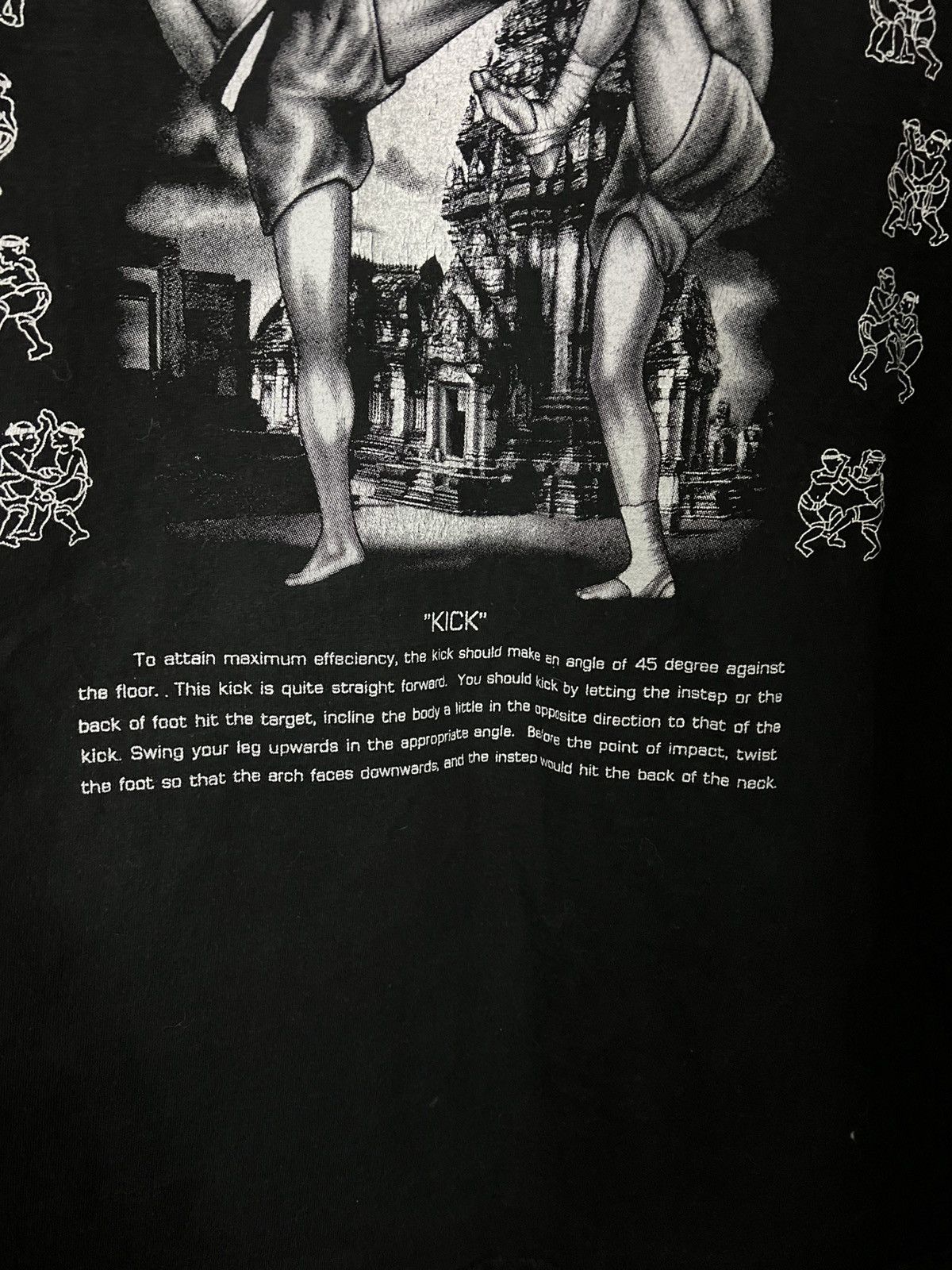 Other Vintage 90s Muay Thai Boxing Kickboxing t-shirt rare retro Size US L / EU 52-54 / 3 - 5 Thumbnail