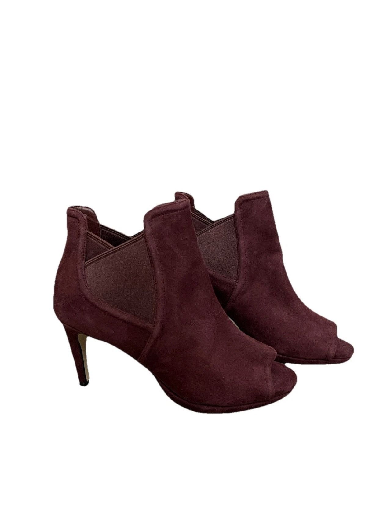 Cole Haan COLE HAAN JONES CORODOVAN SUEDE PEEP TOE BOOTIES US Size 6 Size US 6 / IT 36 - 1 Thumbnail