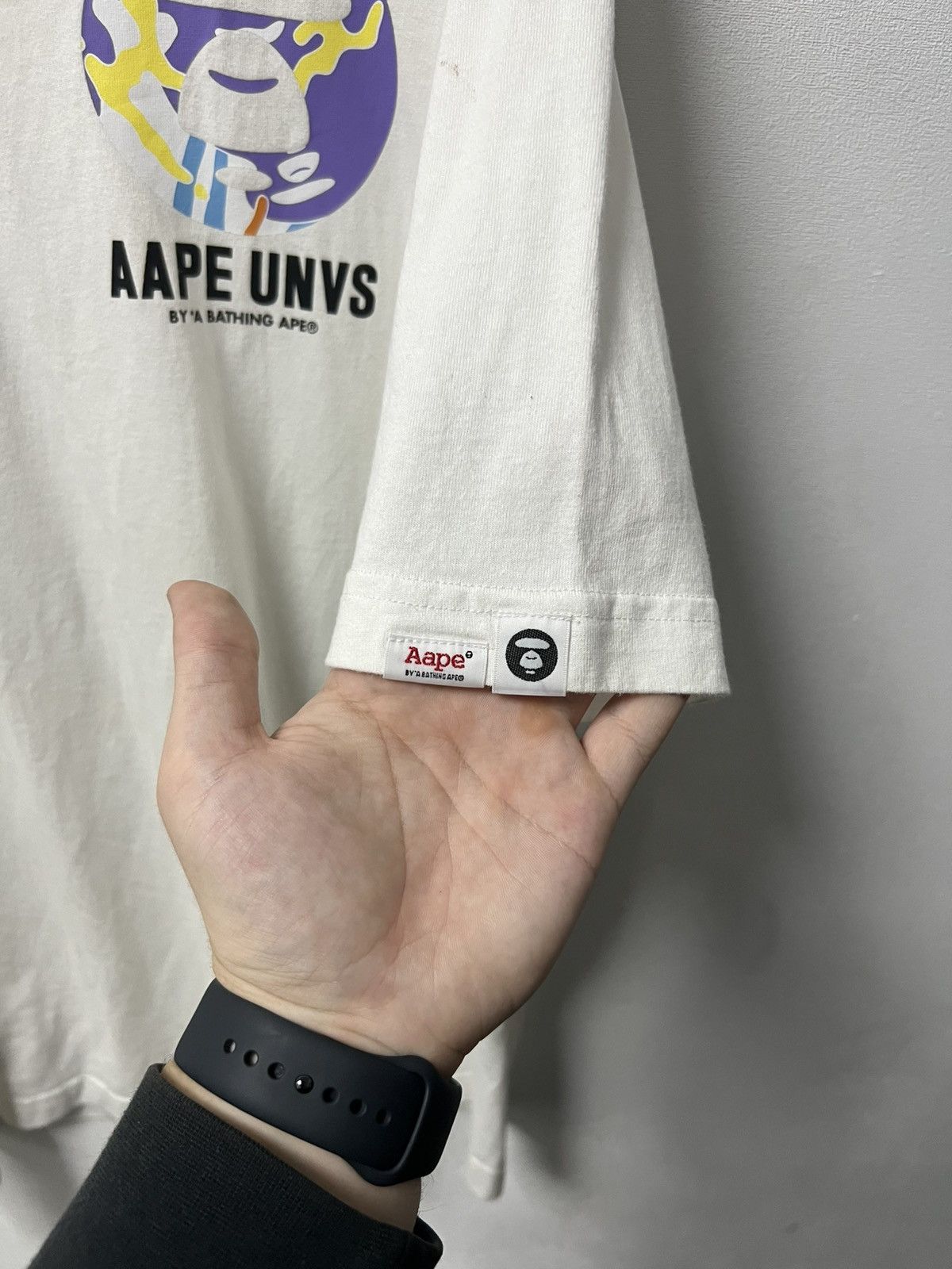 Aape Aape Bape circle logo t-shirt tee big logo Size US XL / EU 56 / 4 - 7 Thumbnail