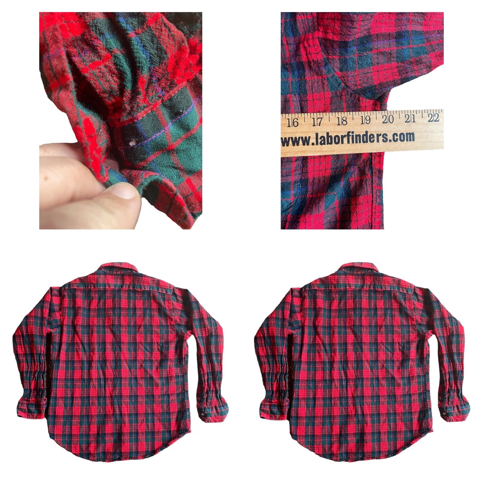 Pendleton VINTAGE Pendleton Wool Button-Up Long Sleeve Shirt Red Plaid Sz Large USA Macnicol Tartan Shirt Regular Men Size US L / EU 52-54 / 3 - 8 Thumbnail