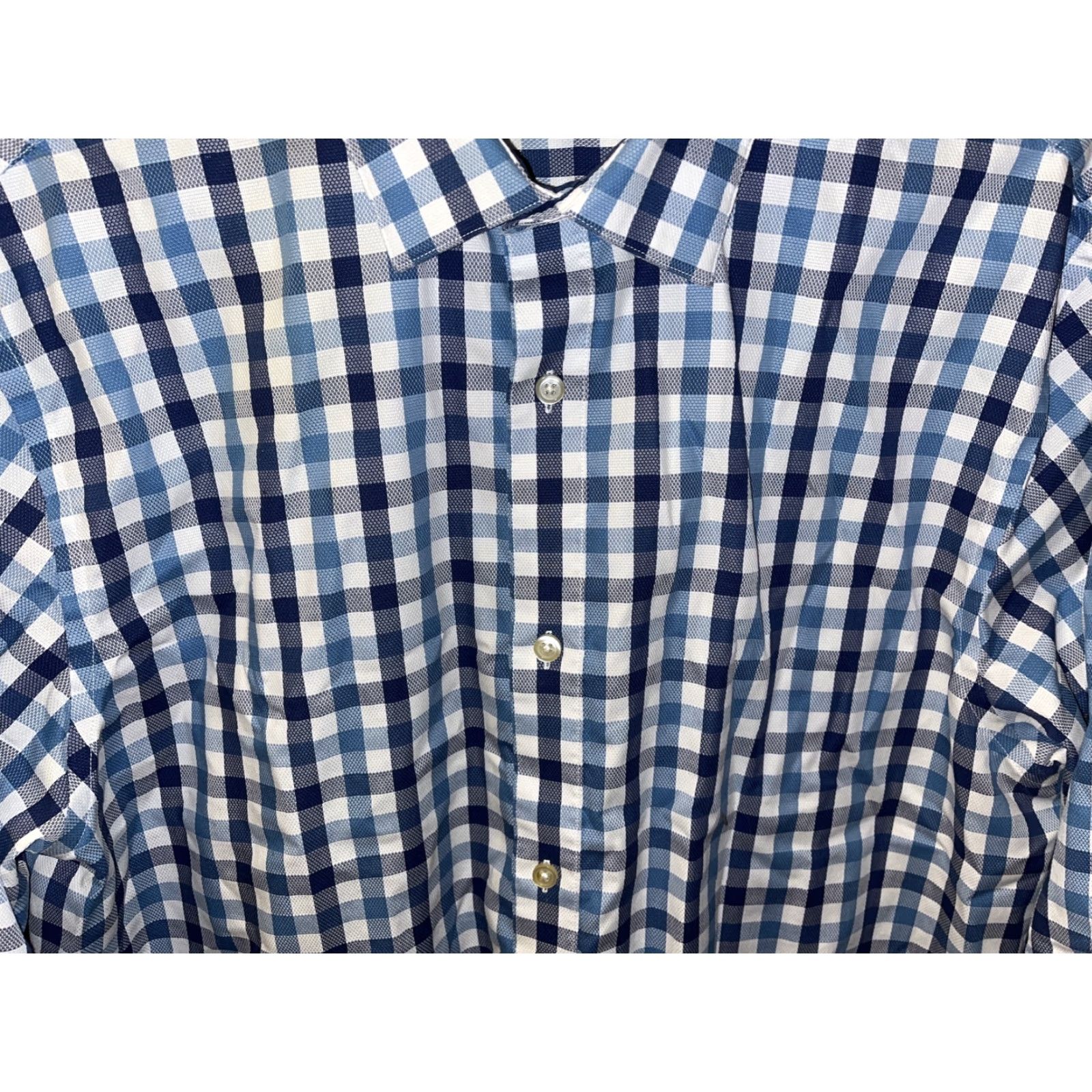 Banana Republic Banana Republic Men's Shirt XL 17-17.5 35-36" Non-Iron Slim Fit Plaid Button-Up Casual Business Winter Size US XL / EU 56 / 4 - 3 Thumbnail