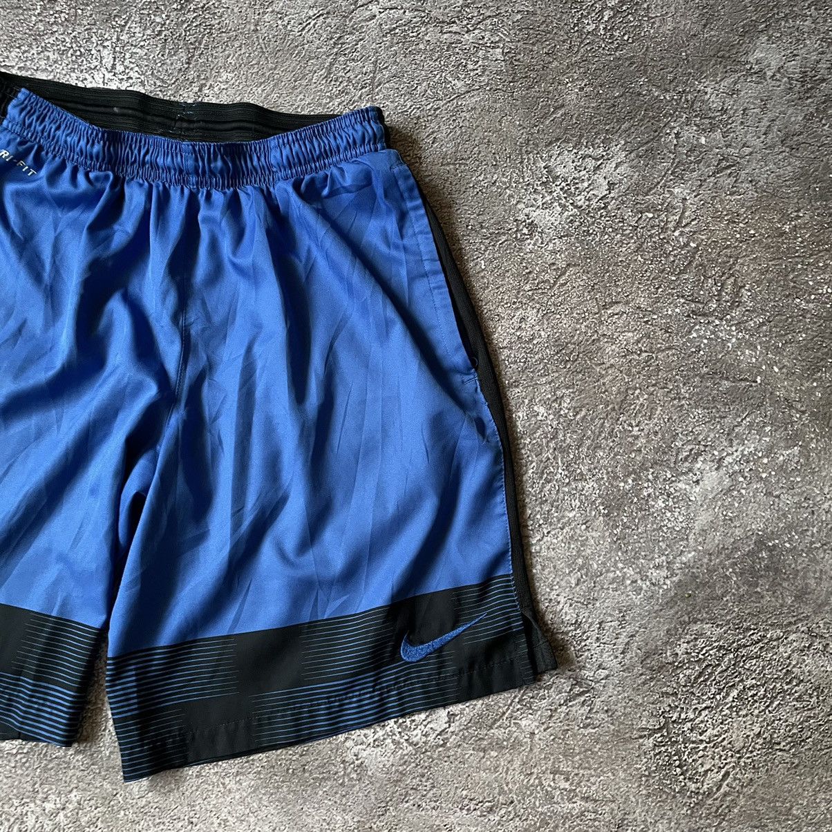 Vintage Vintage 90s Nike Baggy Shorts Y2K Streetwear Blue Washed 34 Size US 34 / EU 50 - 5 Thumbnail