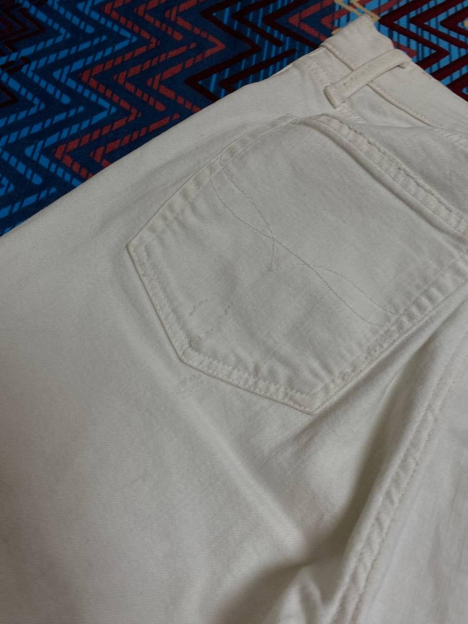 Polo Ralph Lauren jeans pants white logo Polo Ralph Lauren Y2K vintage Size 30" / US 8 / IT 44 - 20 Thumbnail