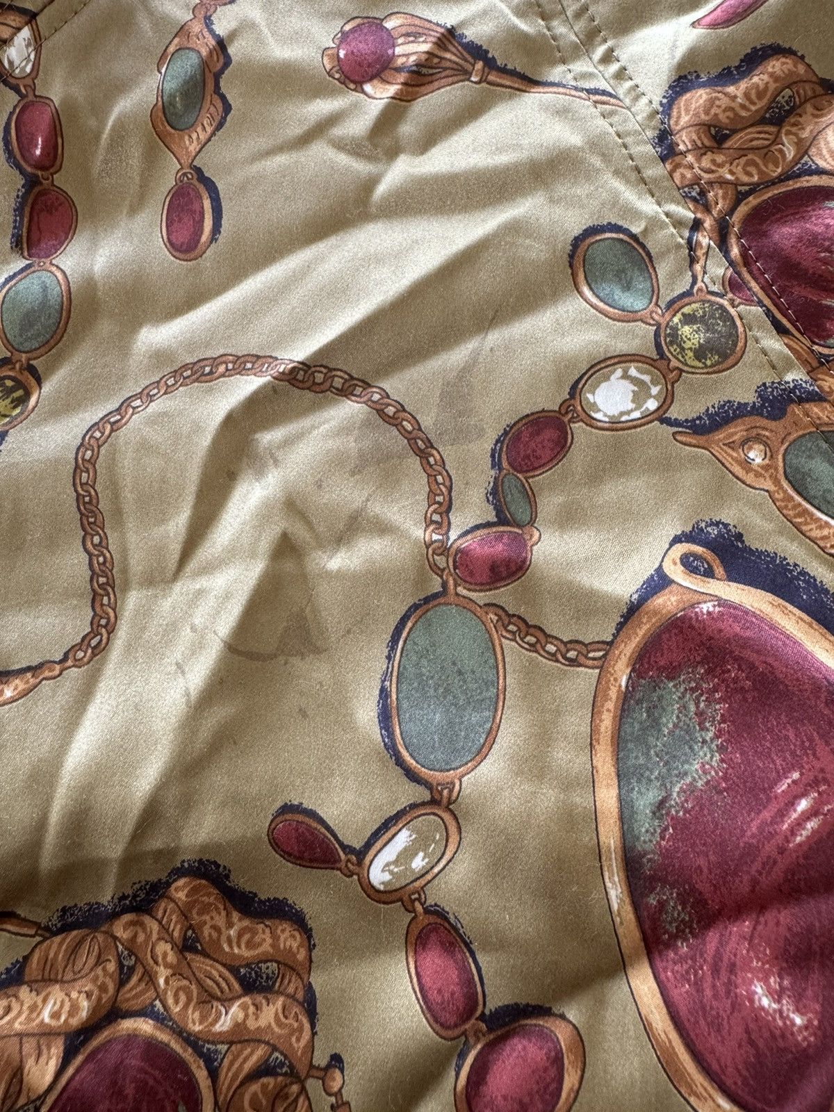 Japanese Brand VINTAGE CHRISTIAN AUJARD PARIS CROP JACKET FULL PRINT JAPAN Size XL / US 12-14 / IT 48-50 - 7 Thumbnail