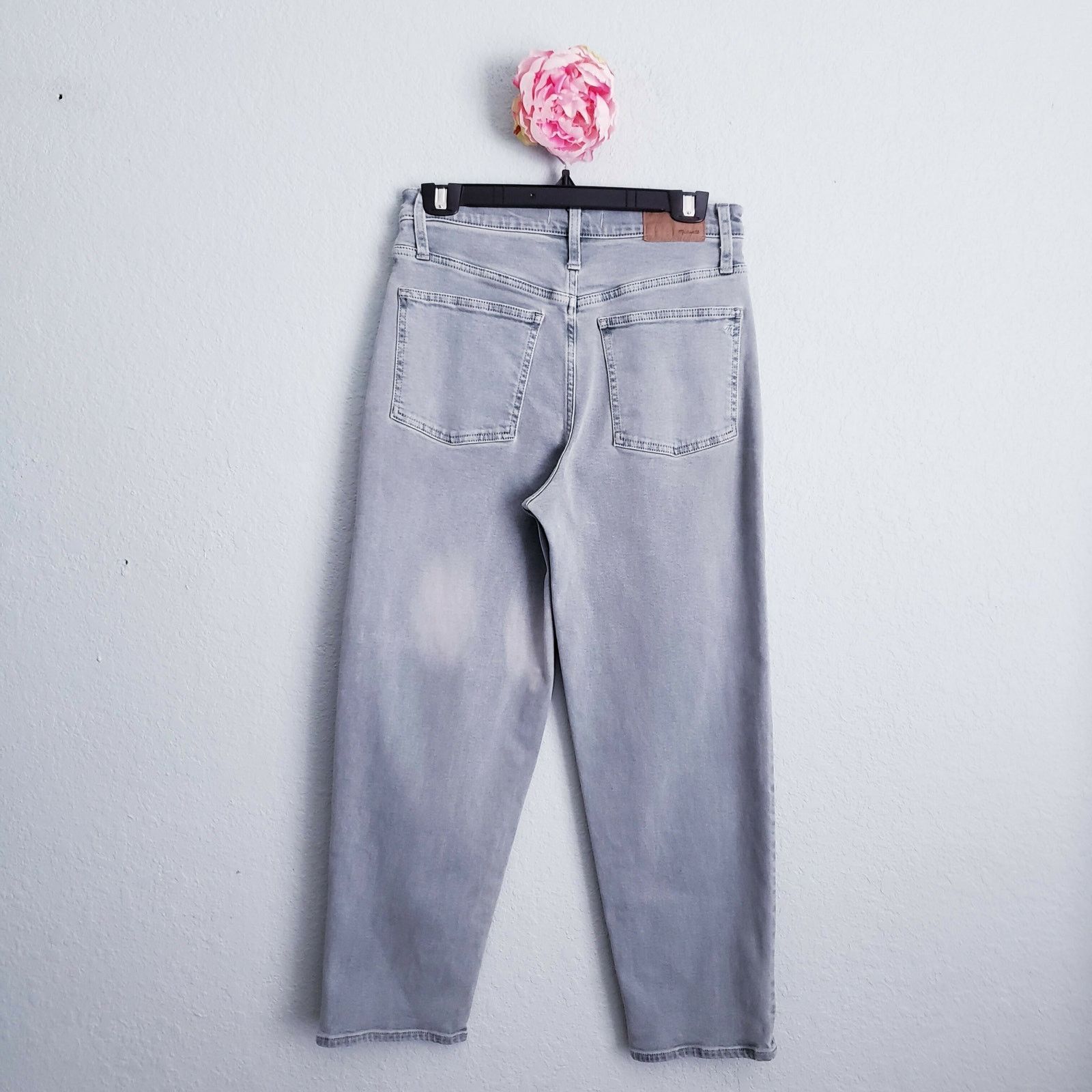 Madewell Madewell Light Wash Balloon High Rise Cropped Jeans Sz 27 Size 27" / US 4 / IT 40 - 5 Thumbnail