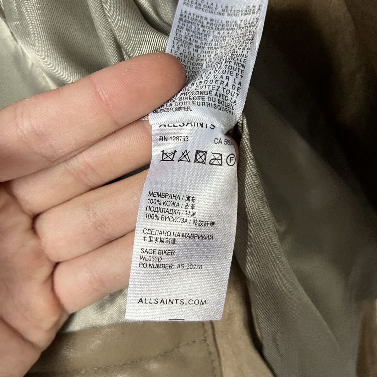 Allsaints All Saints Leather Jacket Women’s Size M / US 6-8 / IT 42-44 - 12 Thumbnail