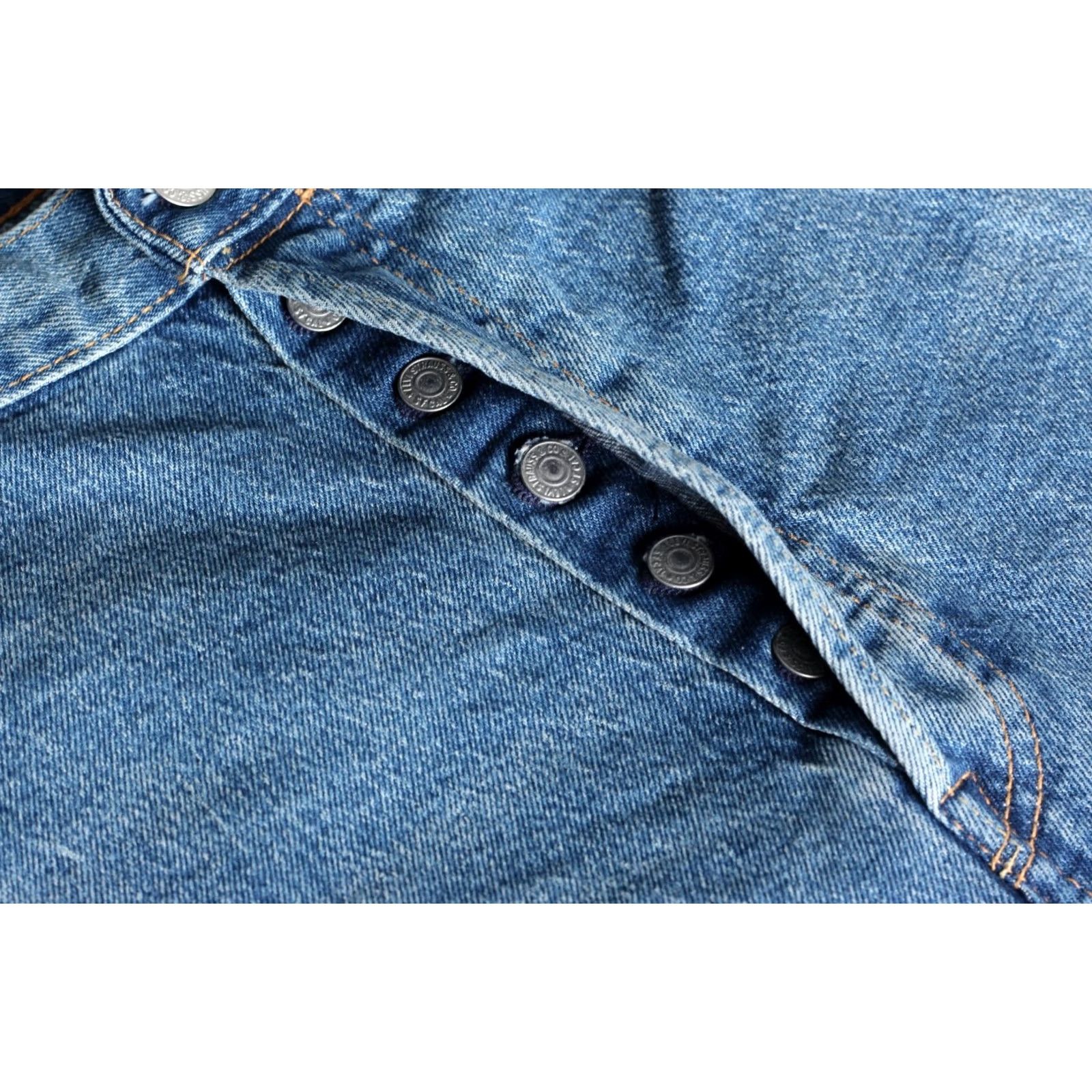Levi's LEVI’S 501 PREMIUM Big E Jeans Men Size W46 ~L28 Regular Straight Stretch DZ7735 Size US 30 / EU 46 - 4 Thumbnail