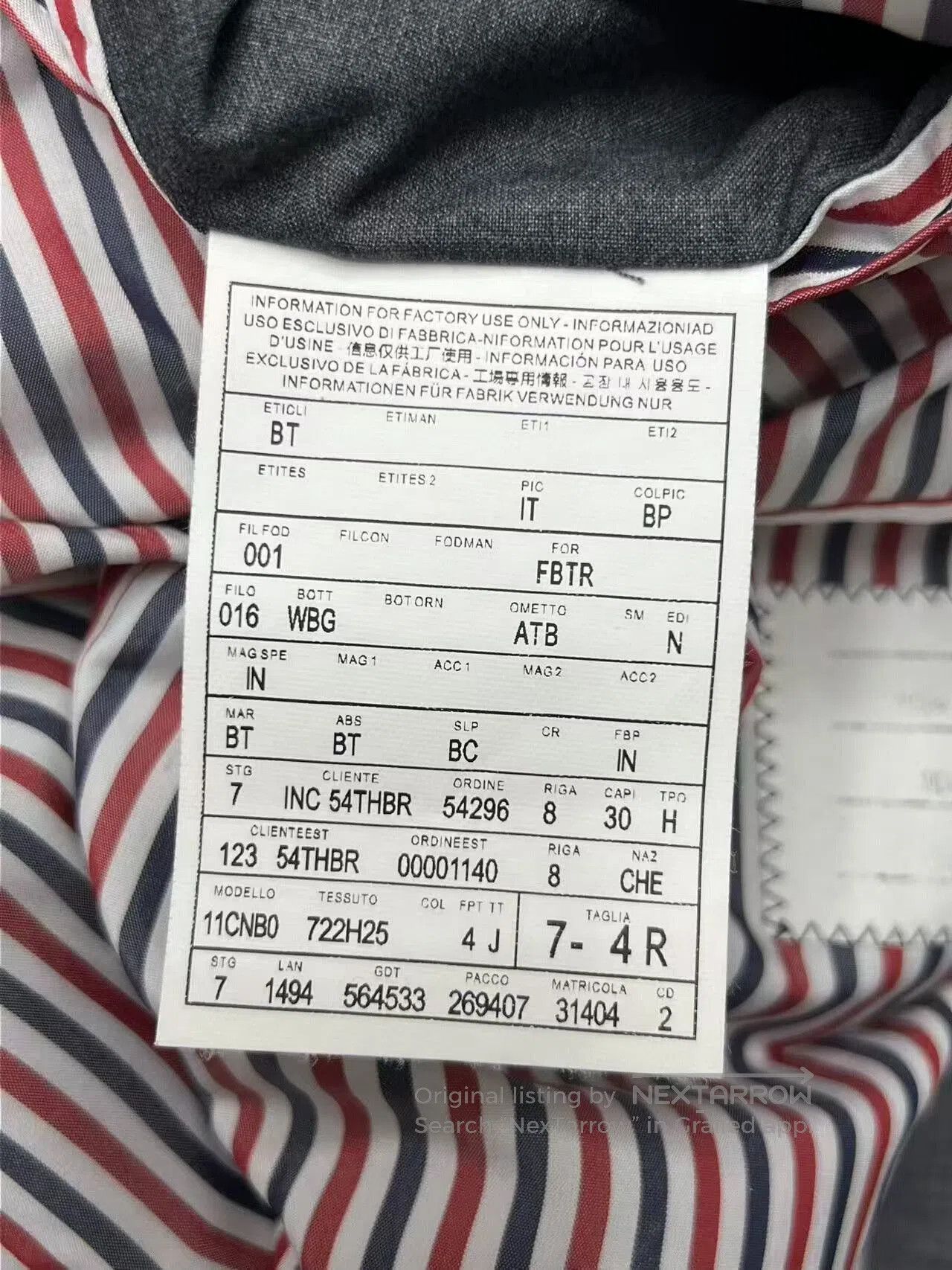 Thom Browne Thom Browne Striped Wool Blazer Jacket. Size US M / EU 48-50 / 2 - 6 Thumbnail