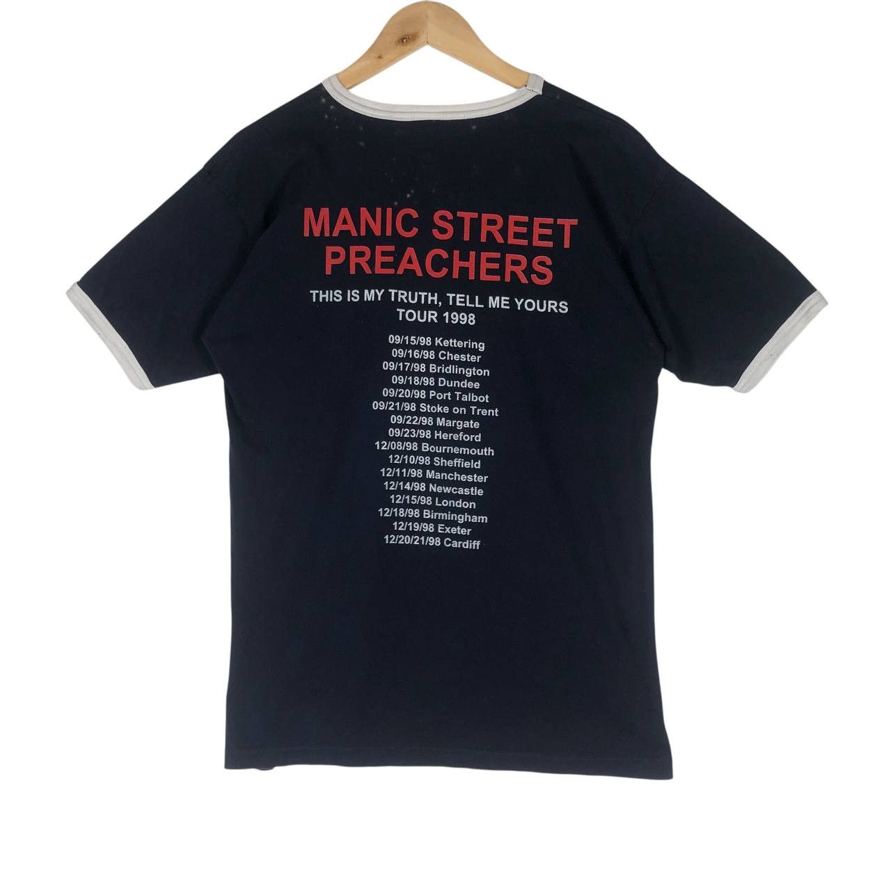 Band Tees Vintage 90s Manic Street Preachers men t-shirt Size US XL / EU 56 / 4 - 5 Thumbnail