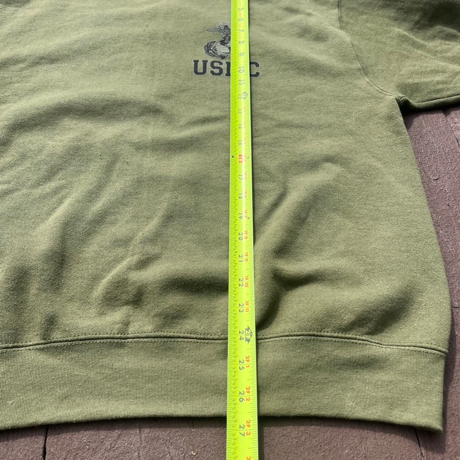 Other Vintage 80s usmc green crewneck Size US L / EU 52-54 / 3 - 5 Thumbnail
