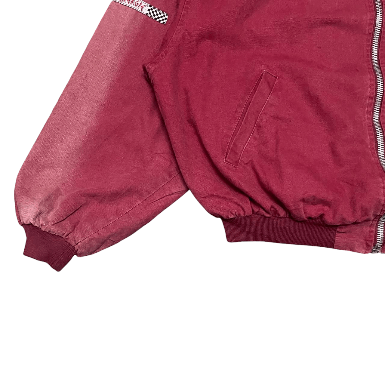 Energie Vintage Energie Sunfaded Canvas Bomber Jacket Reversible Size US L / EU 52-54 / 3 - 5 Thumbnail