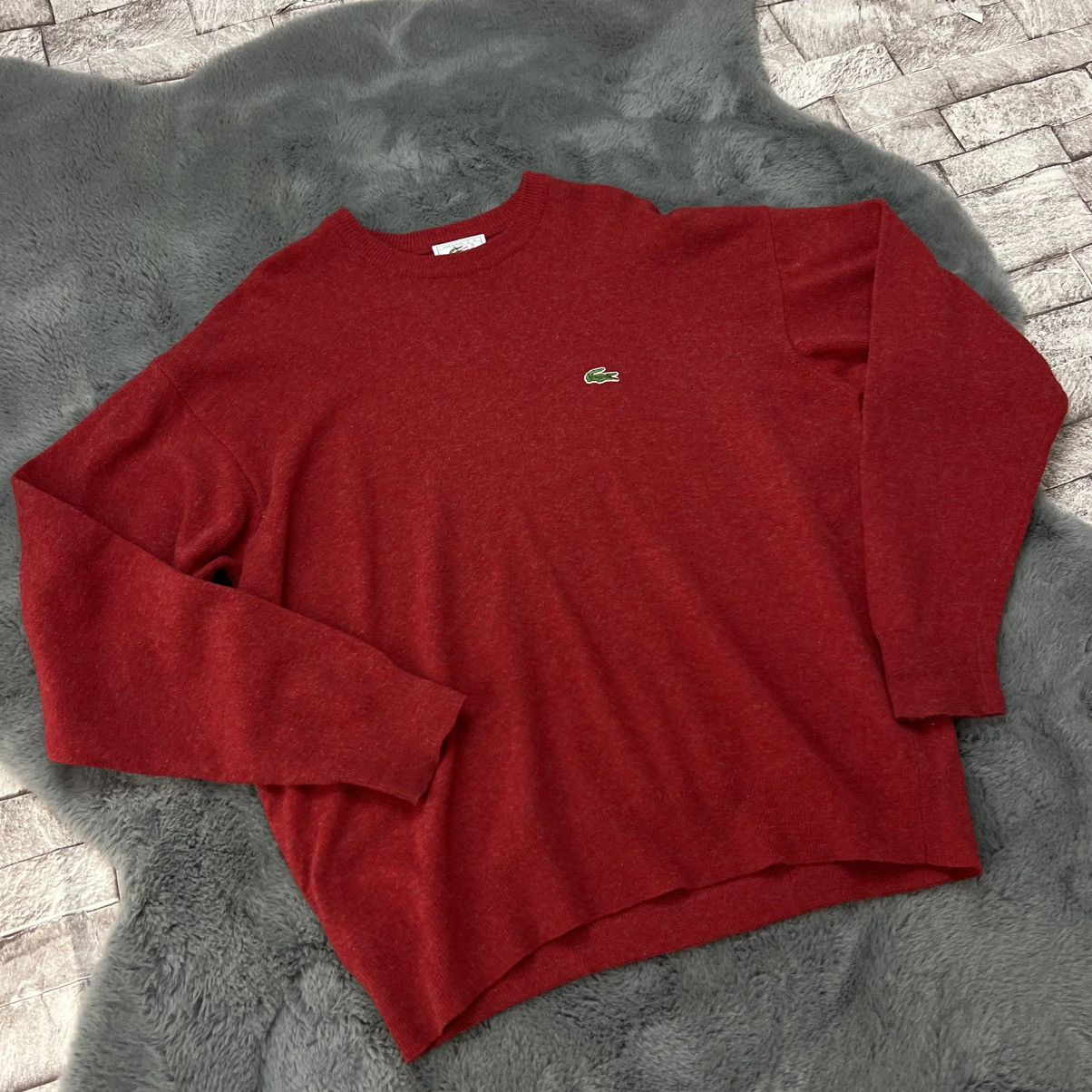 Lacoste Lacoste Vintage 100% Pure Laine Wool Mark Casual Sweater Size US M / EU 48-50 / 2 - 3 Thumbnail