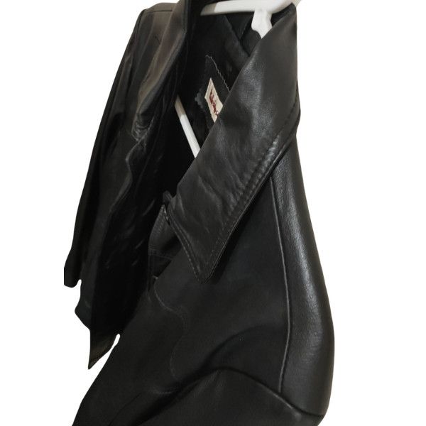 Other Kaleidoscope Preto Ladies Leather Jacket Size XXL / US 16-18 / IT 52-54 - 4 Thumbnail