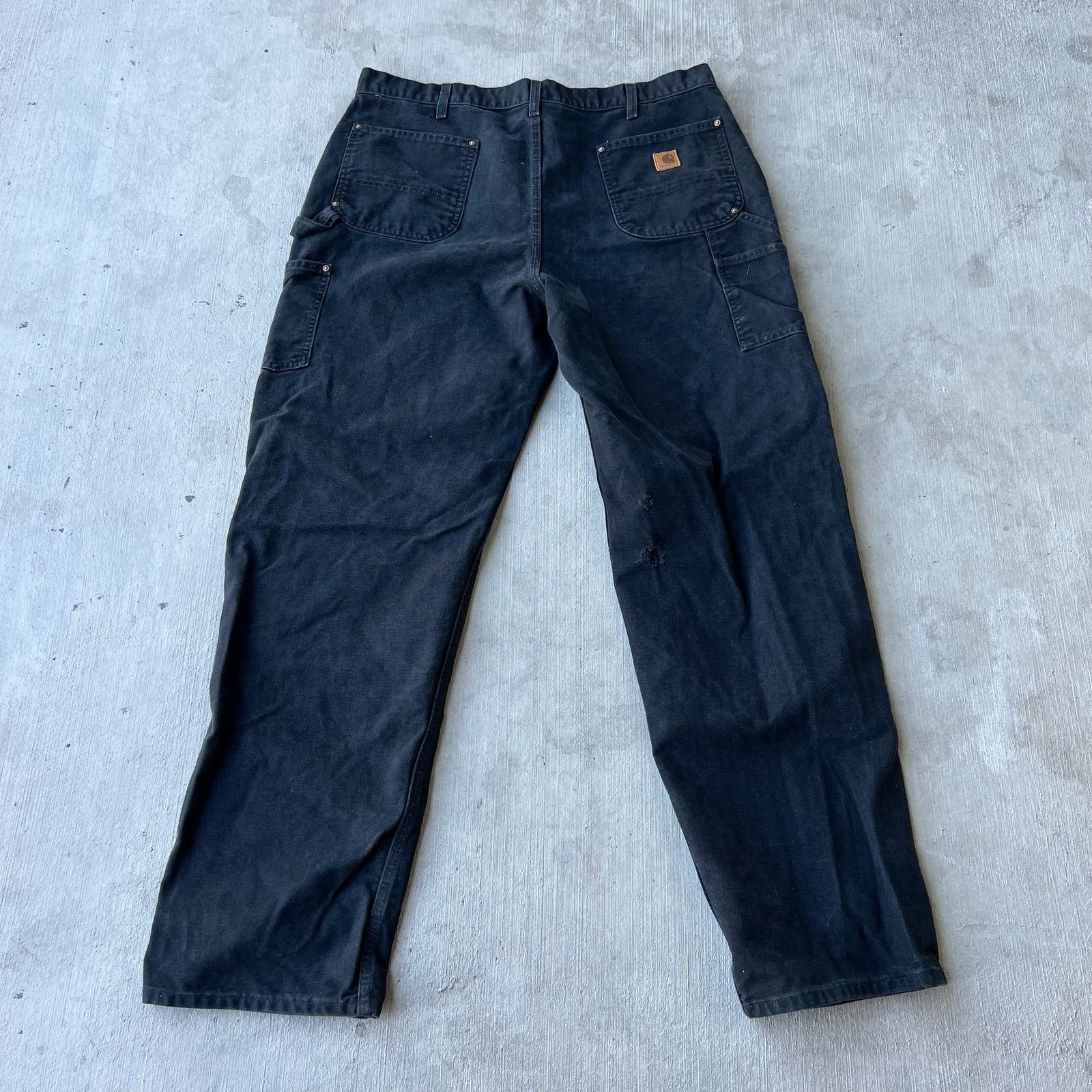 Carhartt × Vintage Carhartt black double knee work wear carpenter pants Size US 39 - 5 Thumbnail