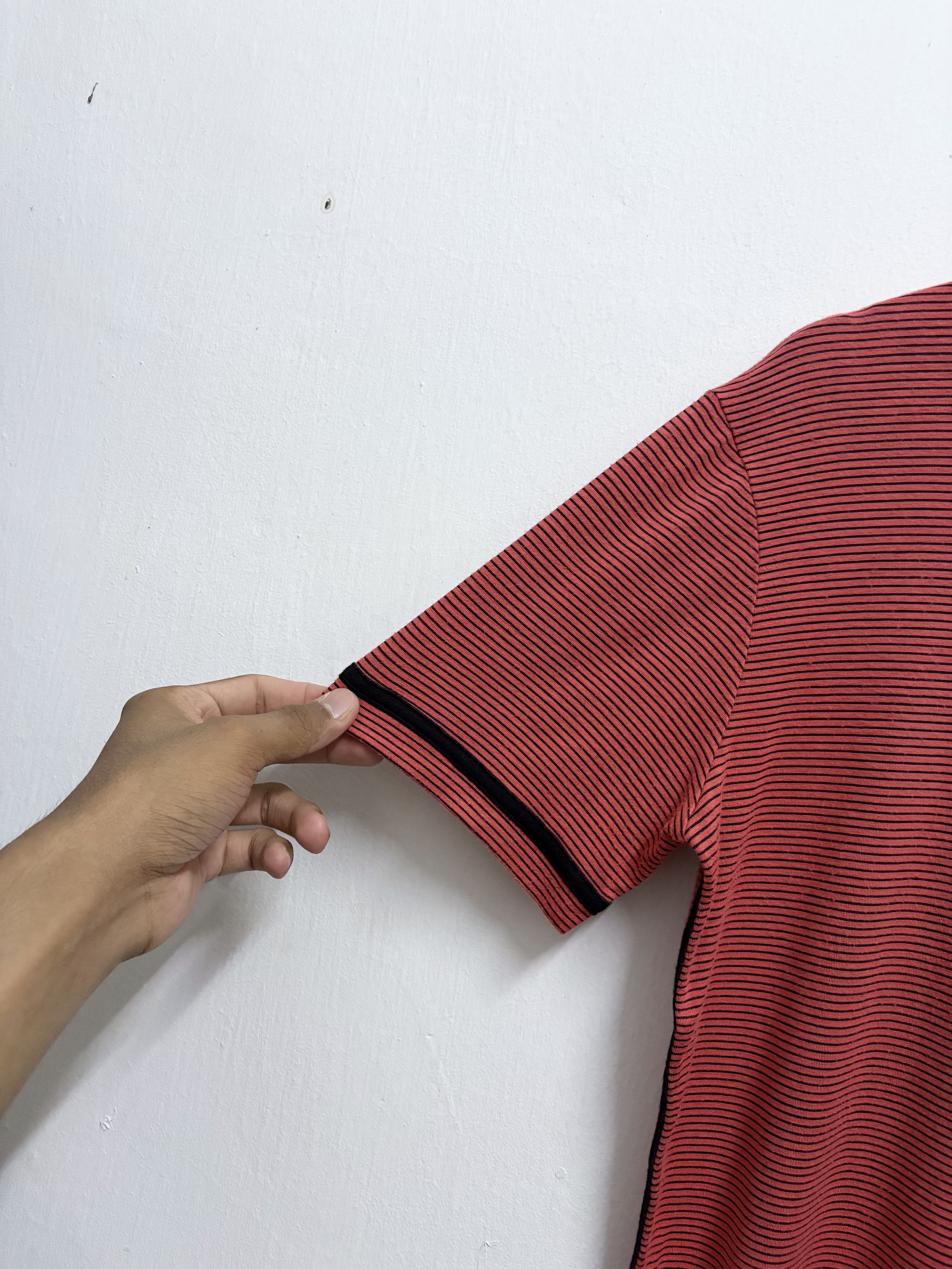 Armani Collezioni Red Stripe T-Shirt