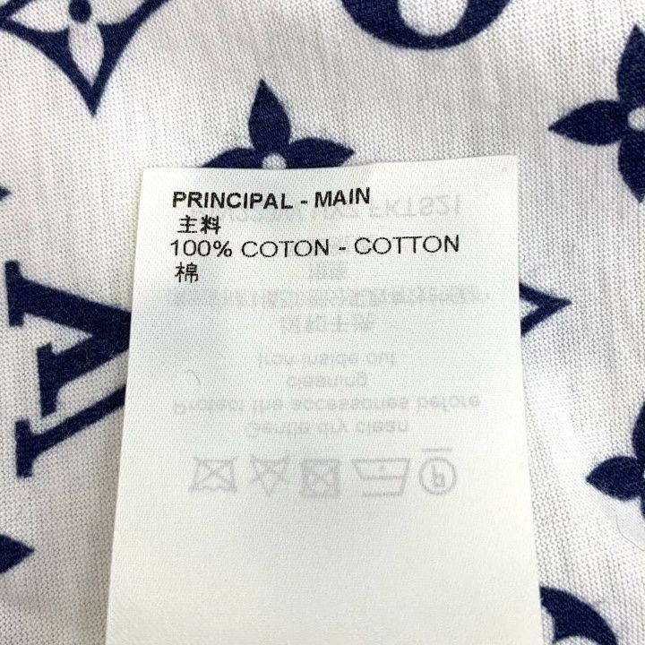 Louis Vuitton Louis Vuitton 2022 White Monogram Cotton T-Shirt Size US L / EU 52-54 / 3 - 7 Thumbnail