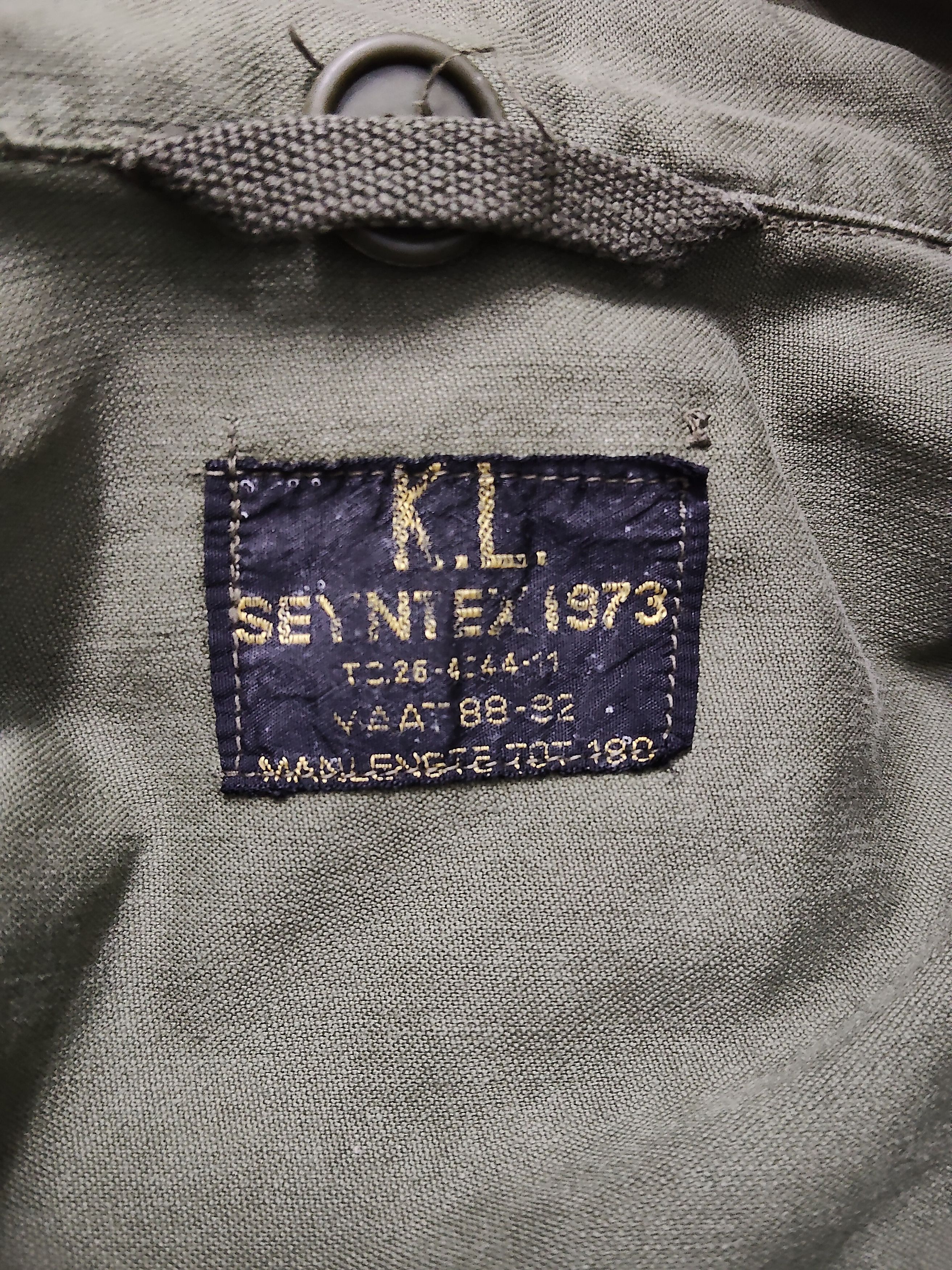 Vintage vintage 70s dutch military seyntex jacket Size US L / EU 52-54 / 3 - 3 Thumbnail