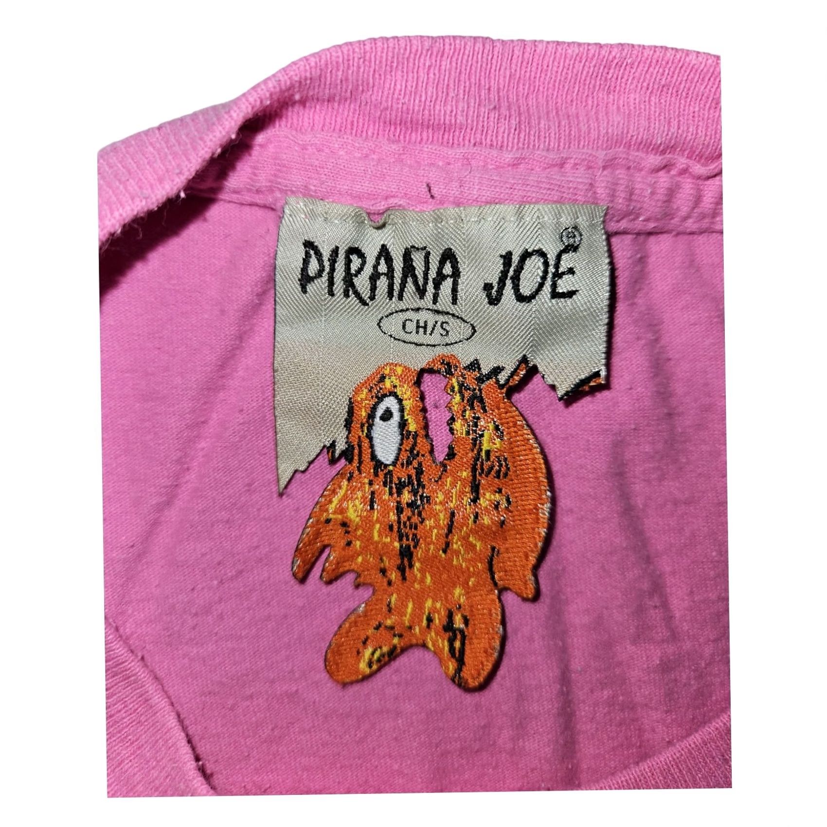 Pinko Pirana Joe Shirt Women's Small Pink Graphic Print Short Sleeve T-Shirt Casaul Vacation Size S / US 4 / IT 40 - 2 Thumbnail