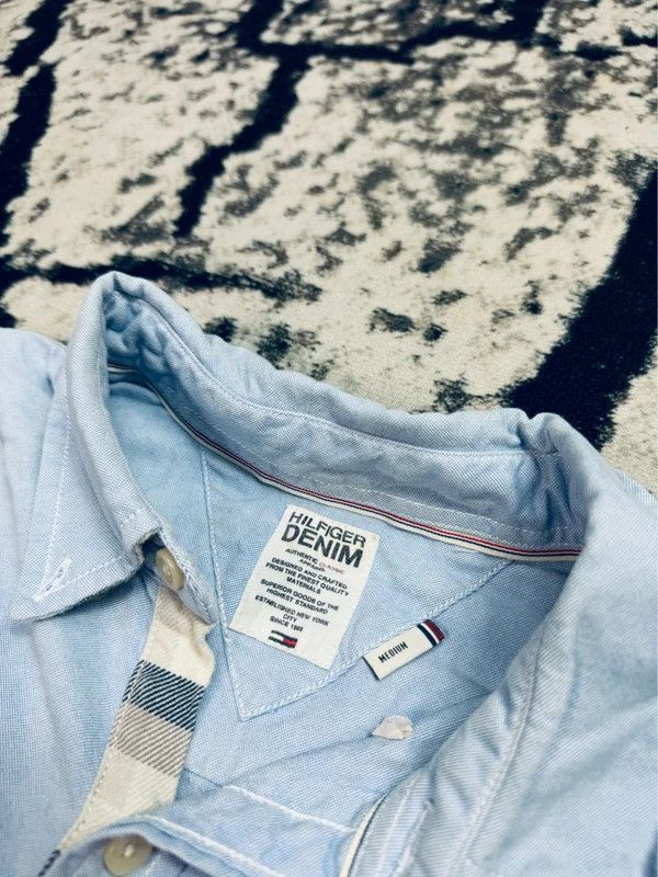 Tommy Hilfiger Tommy Hilfiger blue logo shirt M pocket Size US M / EU 48-50 / 2 - 5 Thumbnail