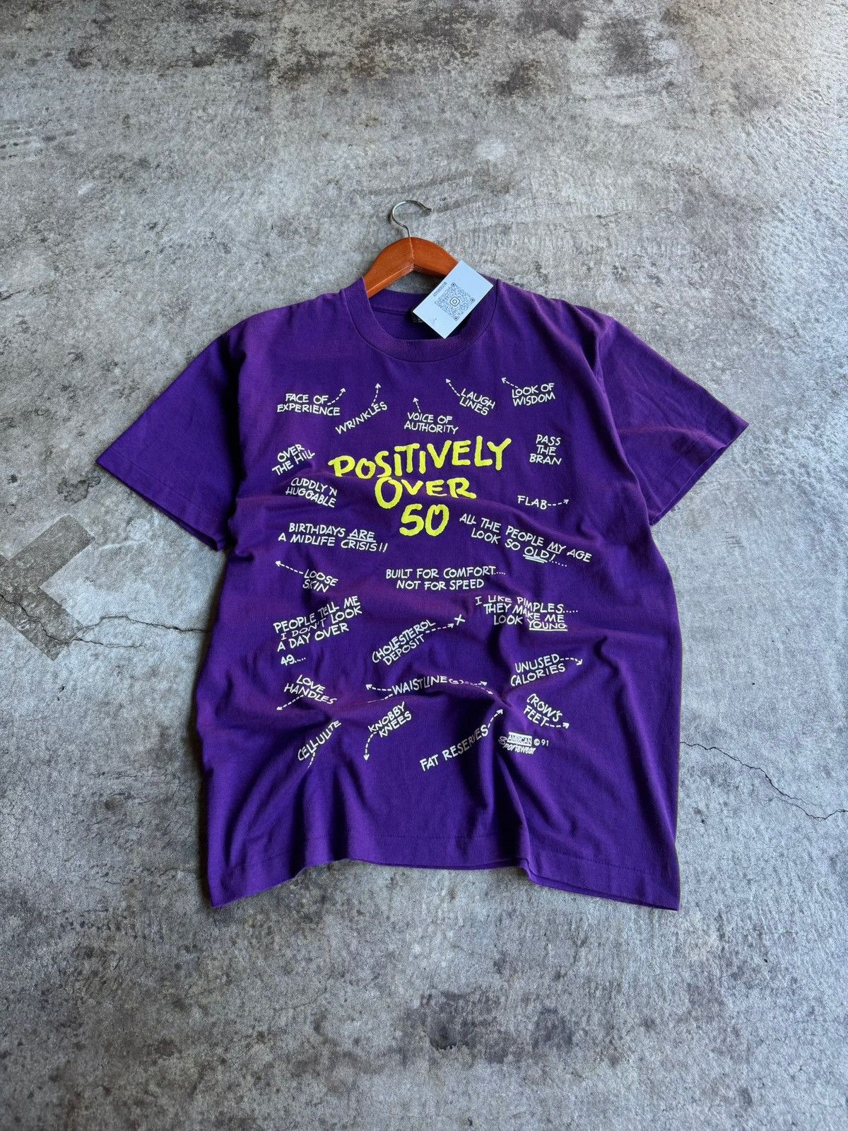 Other × Vintage Crazy Vintage Streetwear Y2K Purple Graphic Size US L / EU 52-54 / 3 - 1 Thumbnail