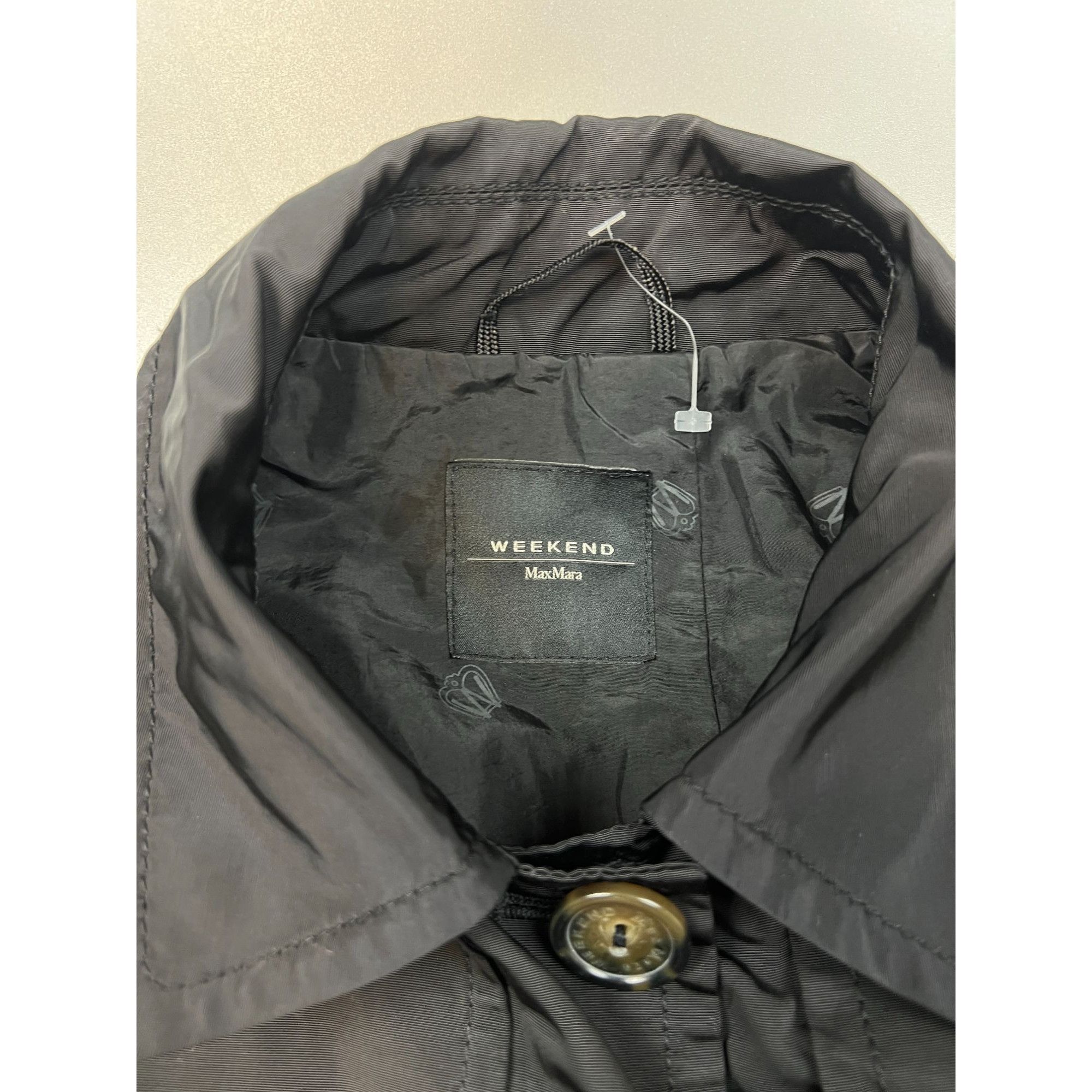 Weekend Max Mara Weekend Max Mara Single Breasted Trench Coat (Y0702) Size L / US 10 / IT 46 - 6 Thumbnail