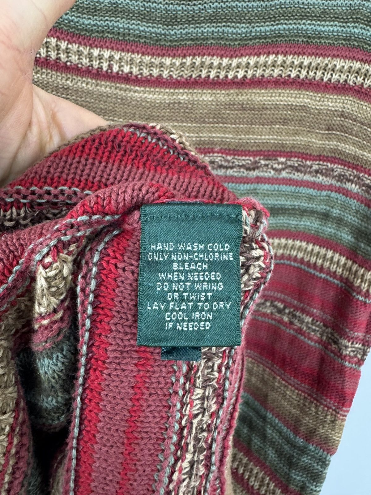 Lauren Ralph Lauren Lauren Ralph Lauren Vintage Cotton/Linen sweater Sleeve less Size XL / US 12-14 / IT 48-50 - 6 Thumbnail