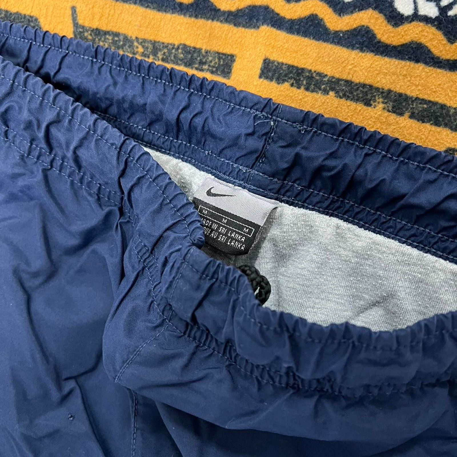 Nike Navy blue Nike TrackPants size medium baggy stripe y2k skate Size US 34 / EU 50 - 5 Thumbnail