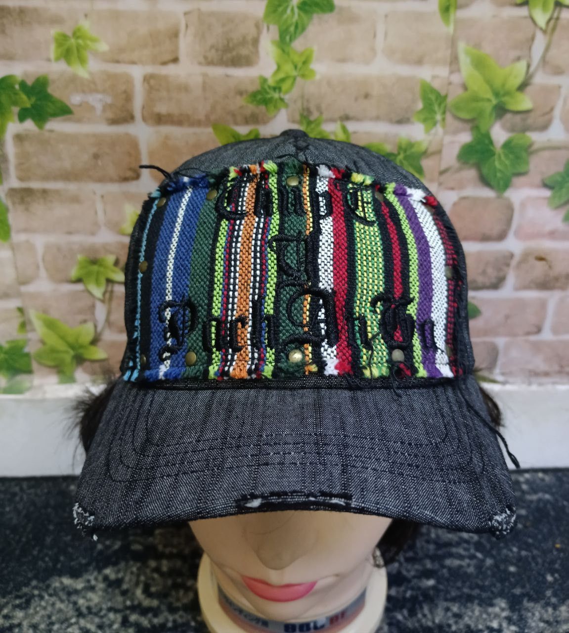 Japanese Brand BOMTRAX SICK PACTHWORK HAT Size ONE SIZE - 6 Thumbnail