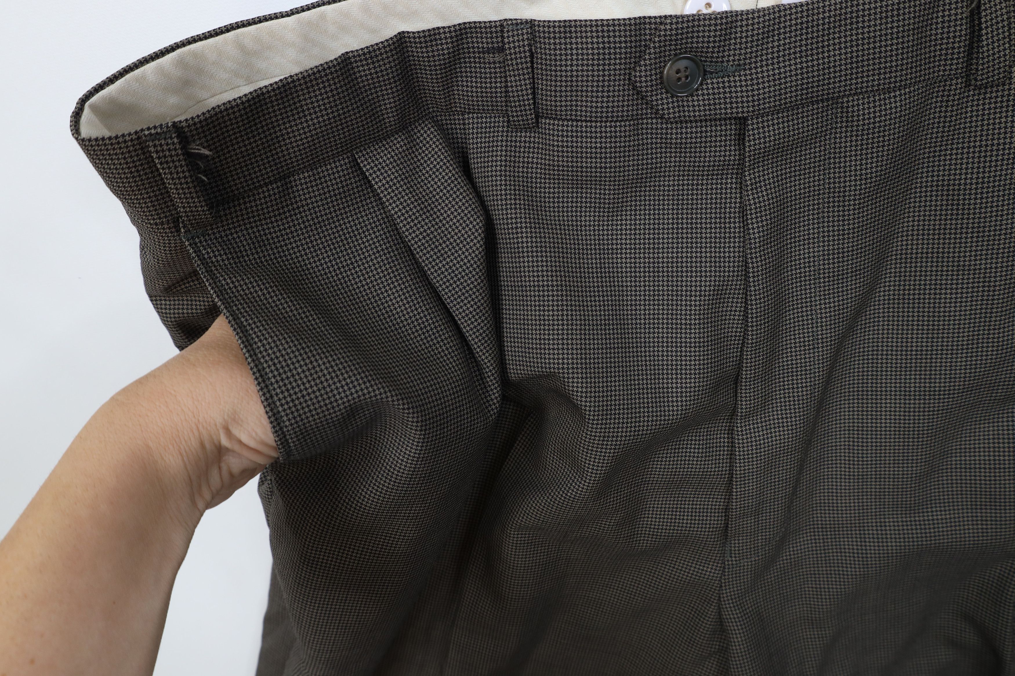Vintage Vintage 90s Streetwear Houndstooth Wide Leg Chino Pants Size US 40 / EU 56 - 6 Thumbnail