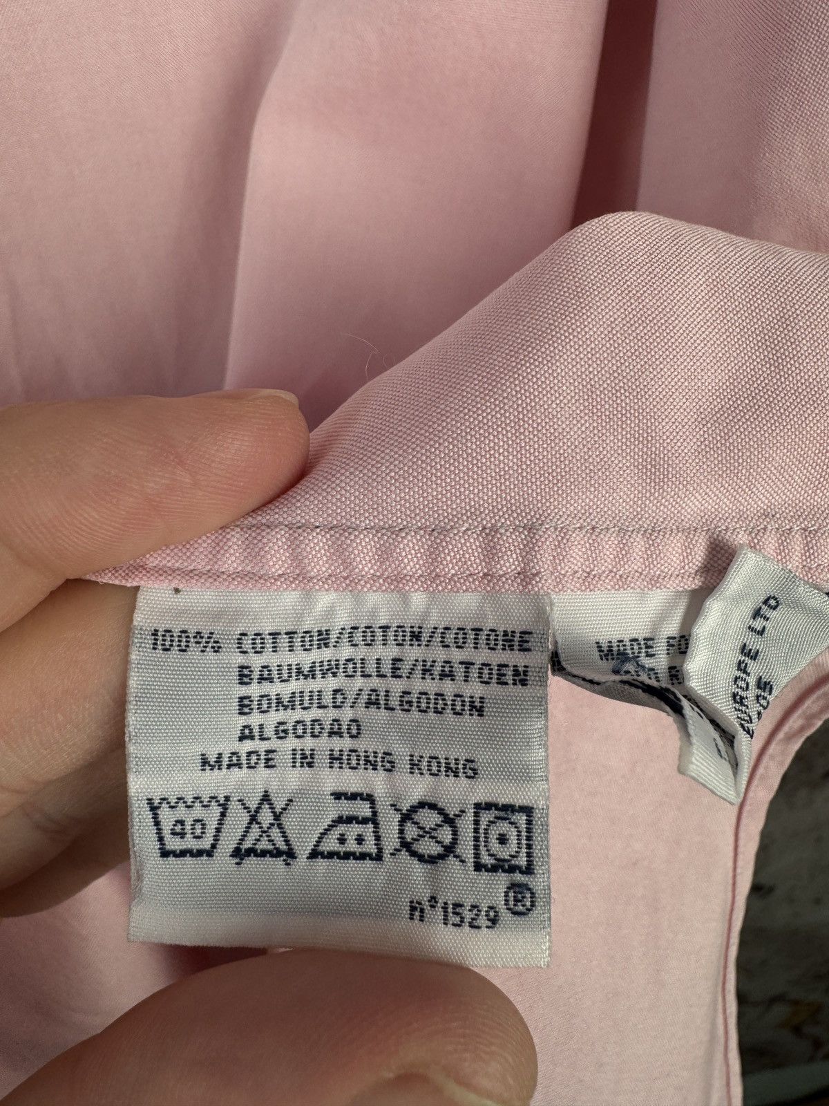 Polo Ralph Lauren Polo Ralph Lauren Pink Oxford Shirt Pony Logo Custom Fit Size US XL / EU 56 / 4 - 7 Thumbnail