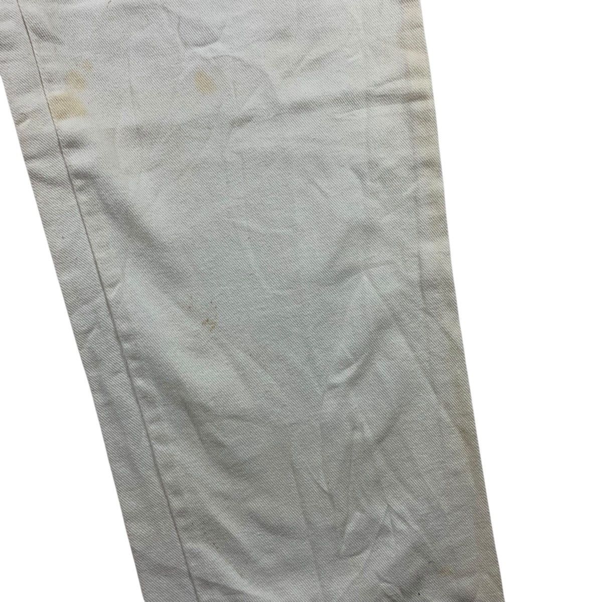 Stone Island × Vintage Vintage STONE ISLAND patches white jeans Size 27" / US 4 / IT 40 - 10 Thumbnail
